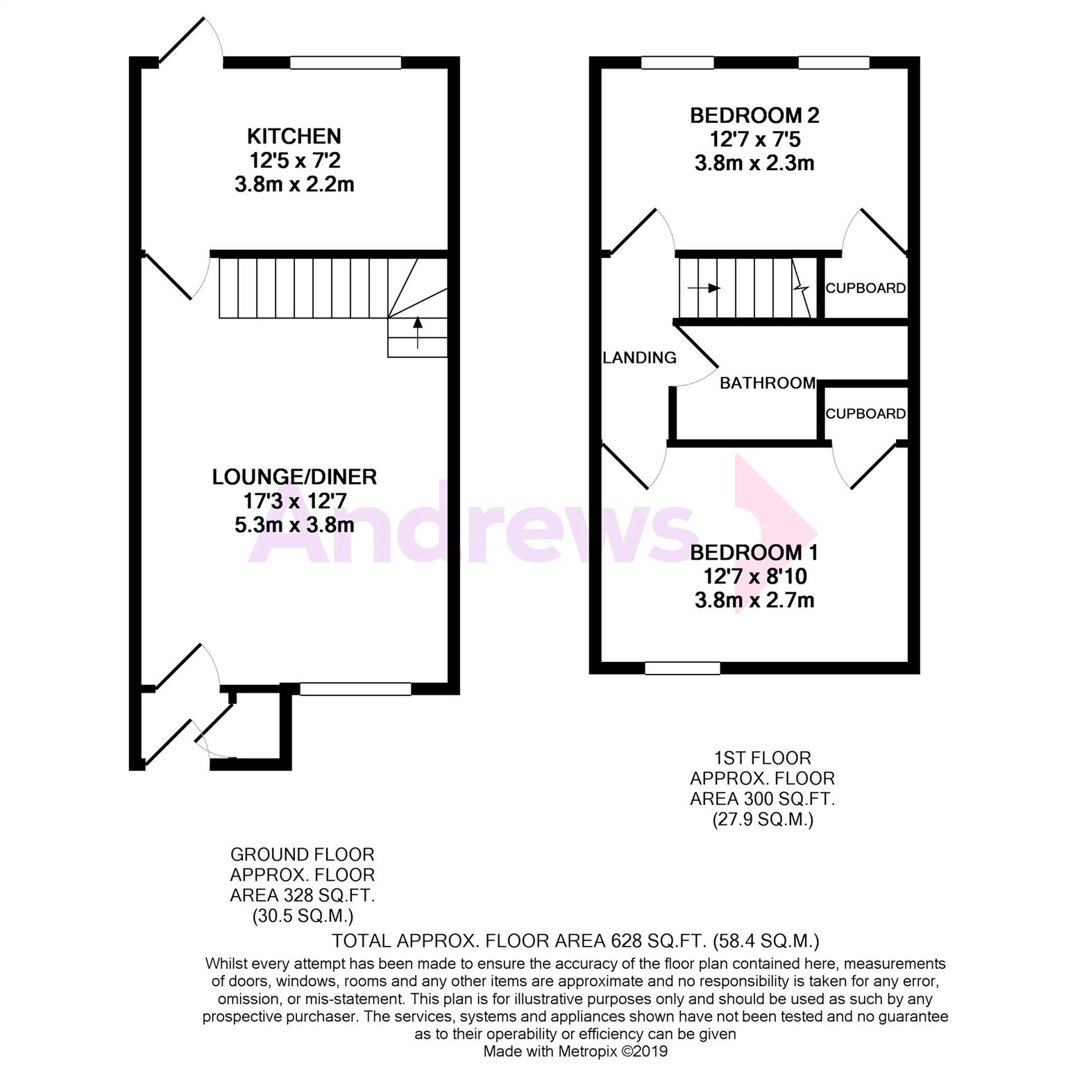 10, Chapman Way, Cheltenham floorplan