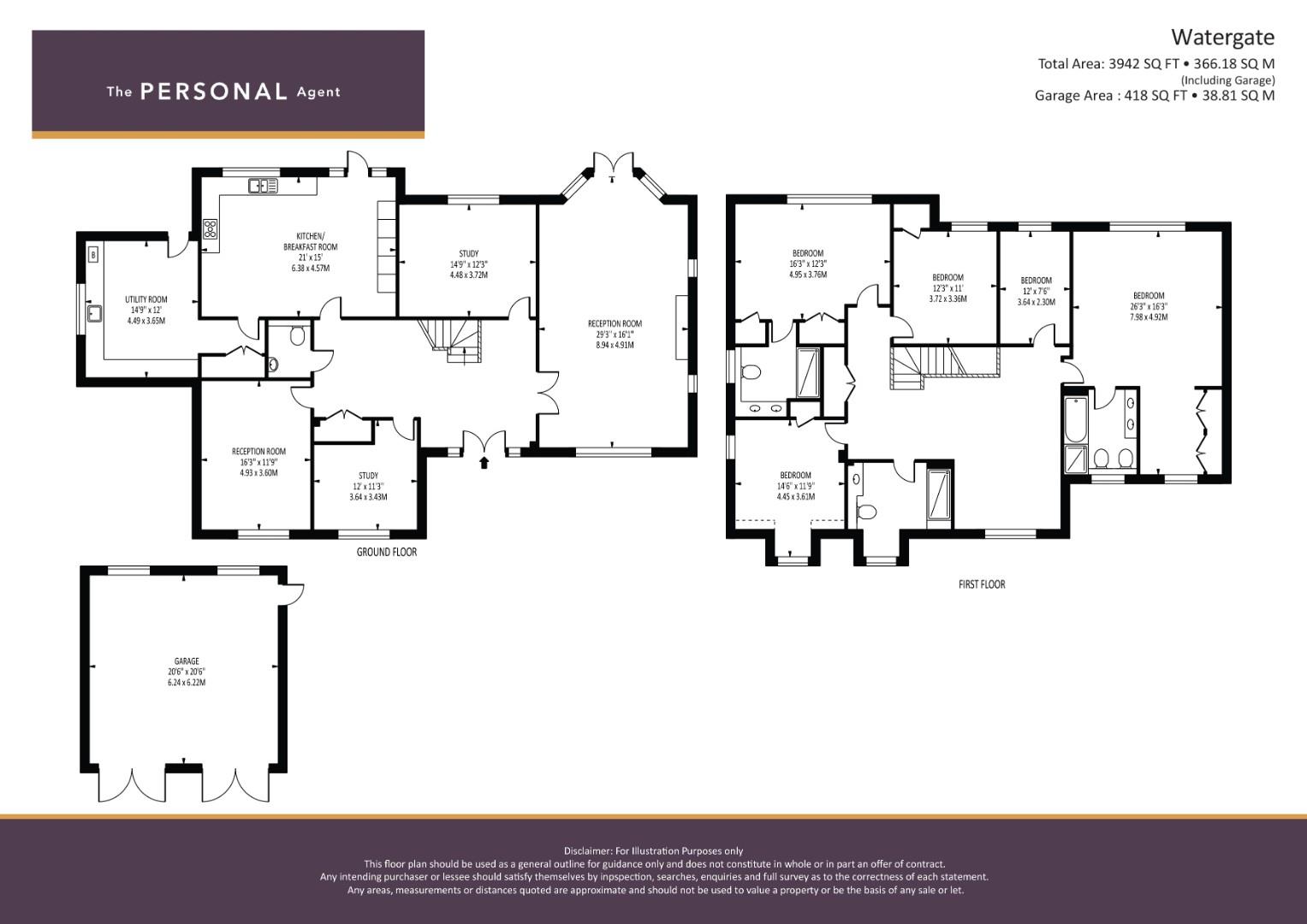 Watergate, The Warren, Kingswood floorplan