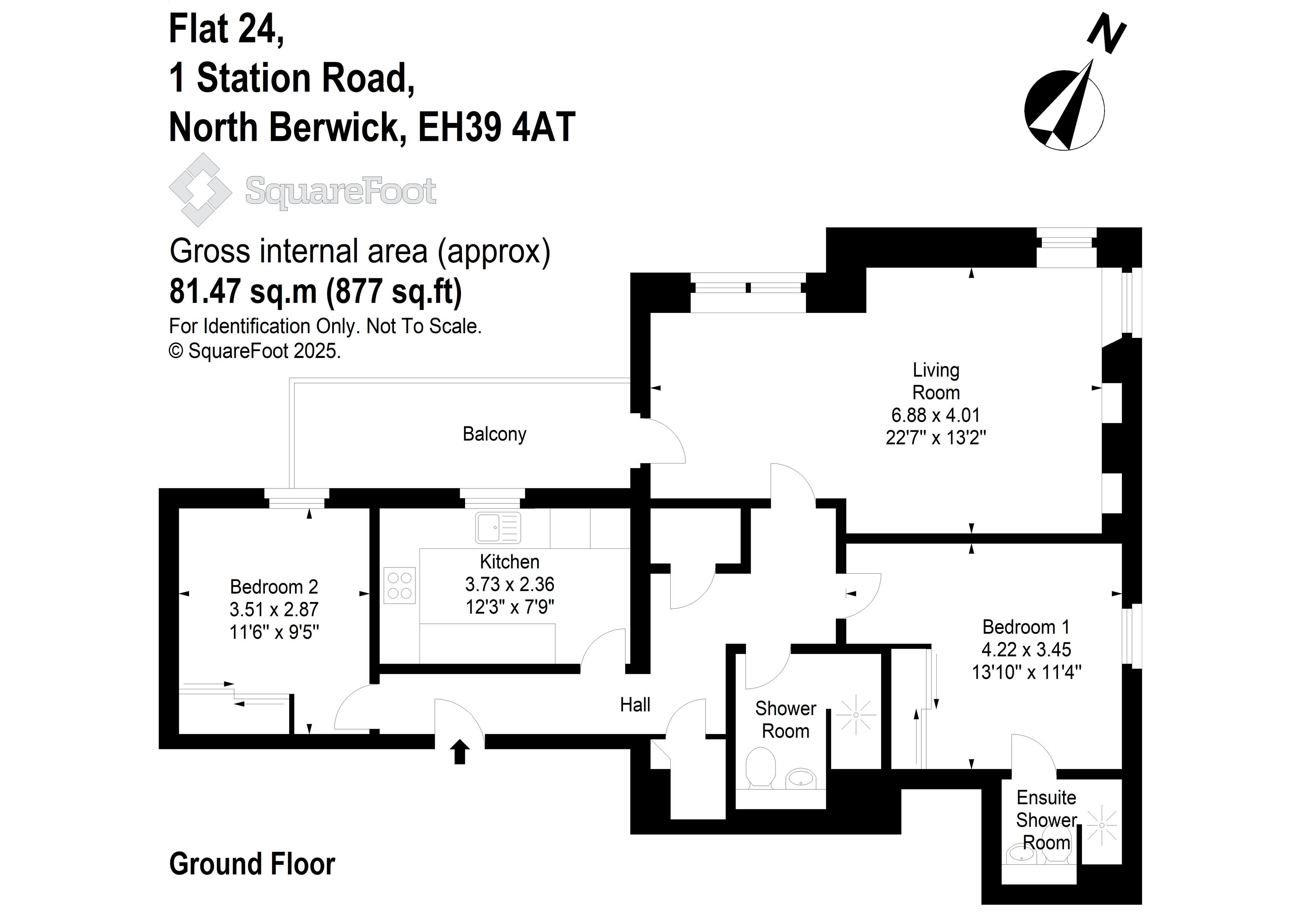 Apt24, Royal Apartments, North Berwick floorplan