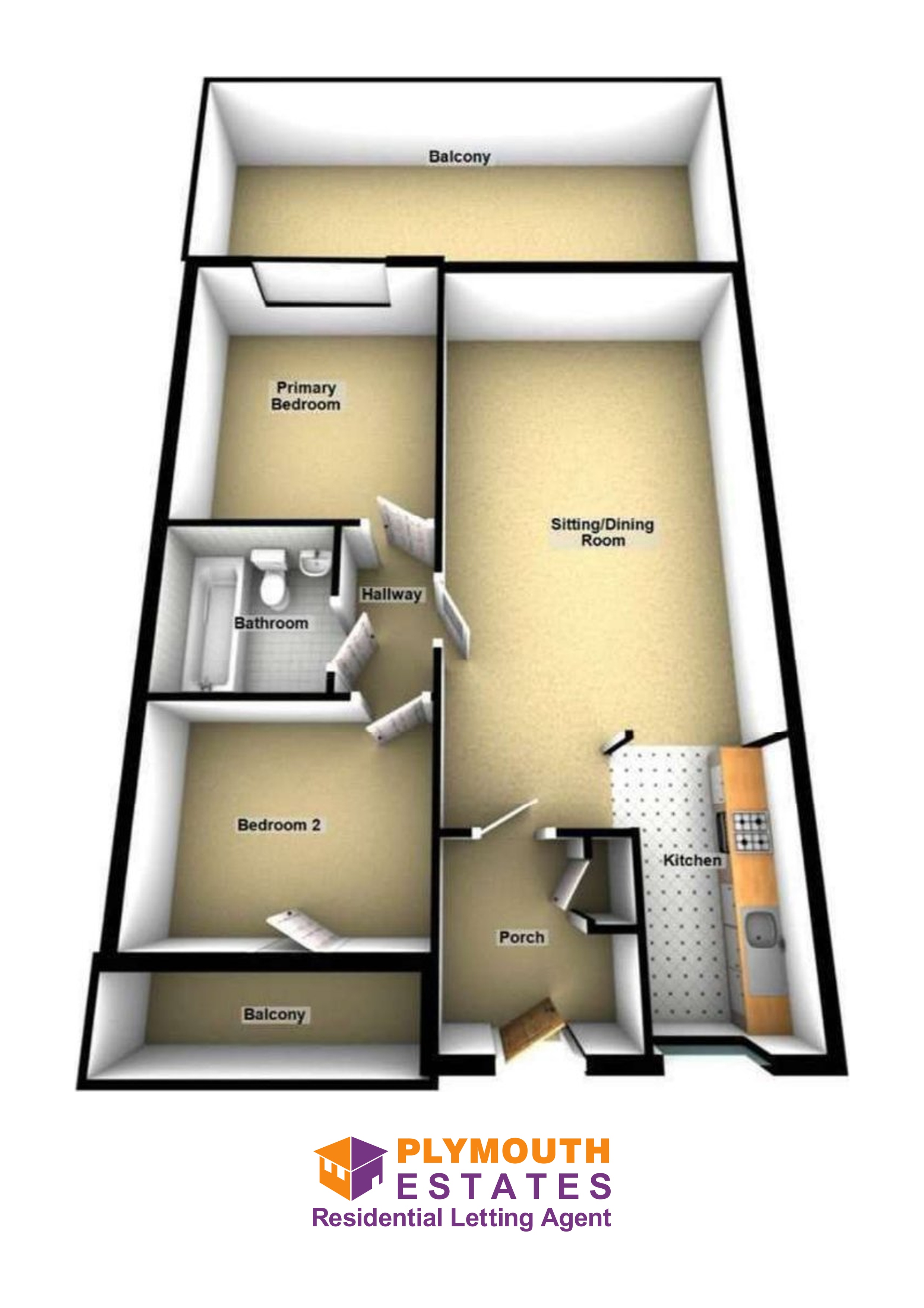 George Place, Plymouth floorplan