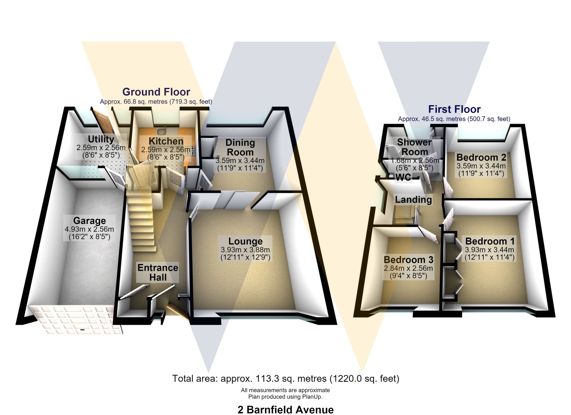 2 Barnfield Avenue, Sheffield floorplan