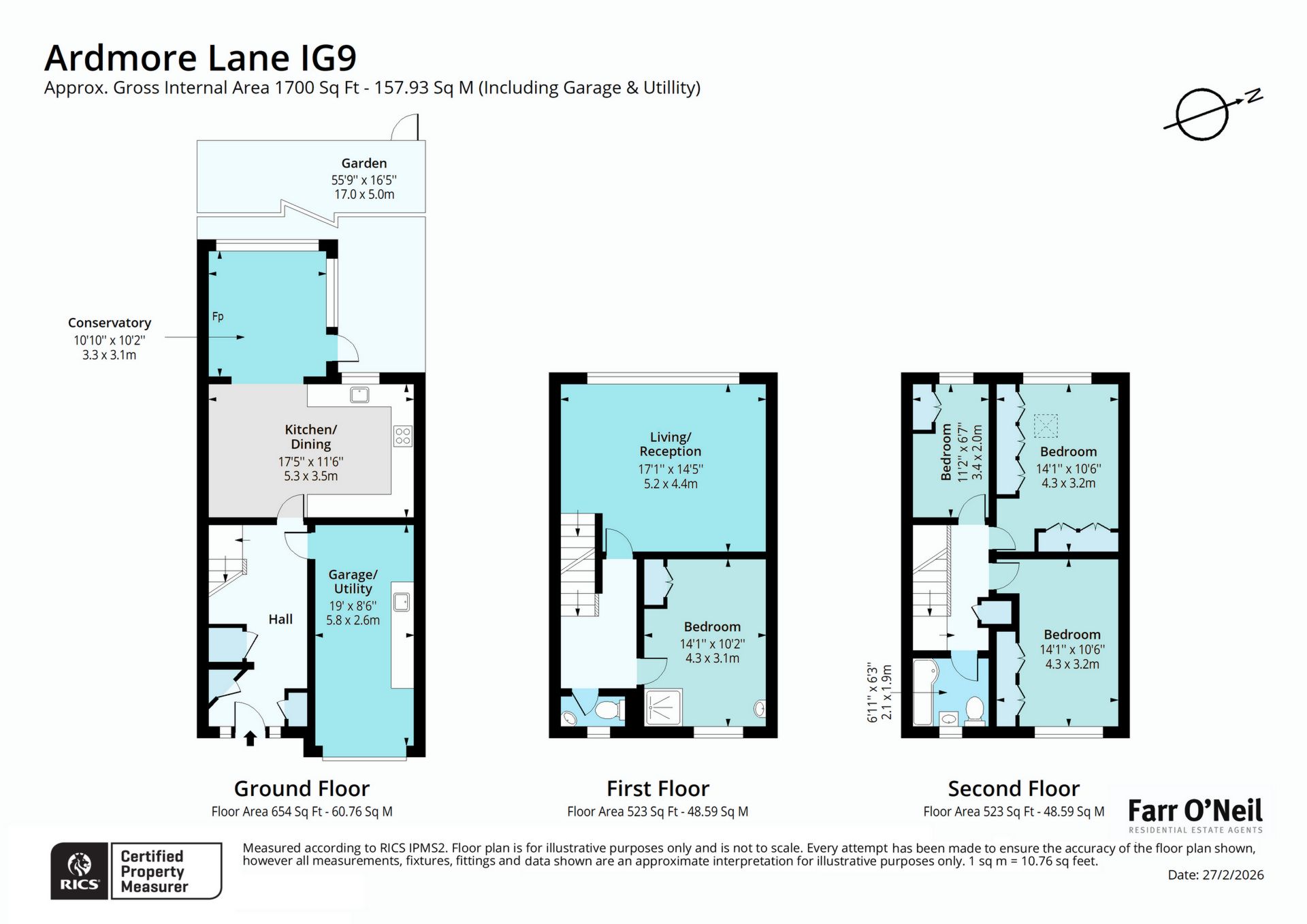 85, Ardmore Lane, Buckhurst Hill floorplan