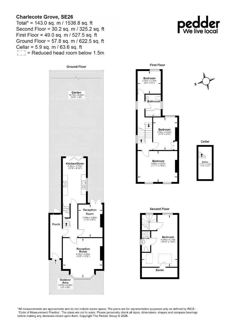 12, Charlecote Grove, Sydenham floorplan