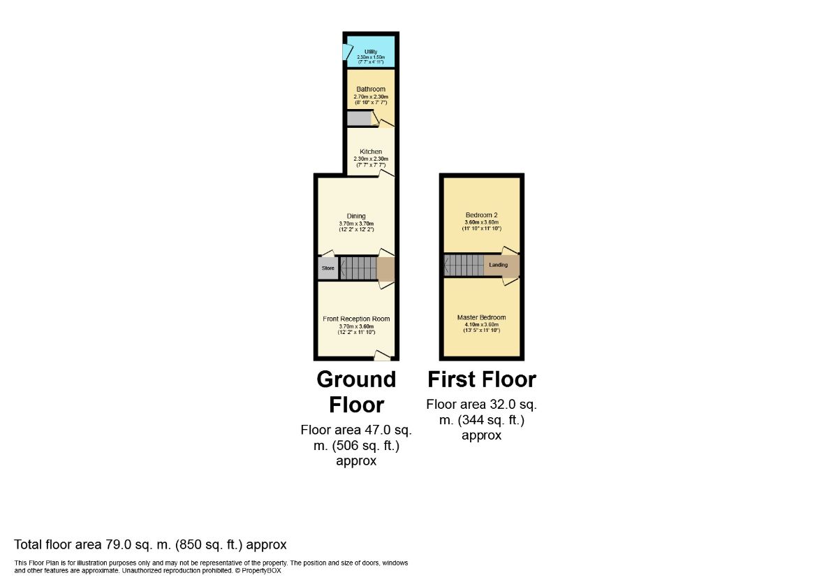 8 Bells Lane, Wordsley, Stourbridge floorplan