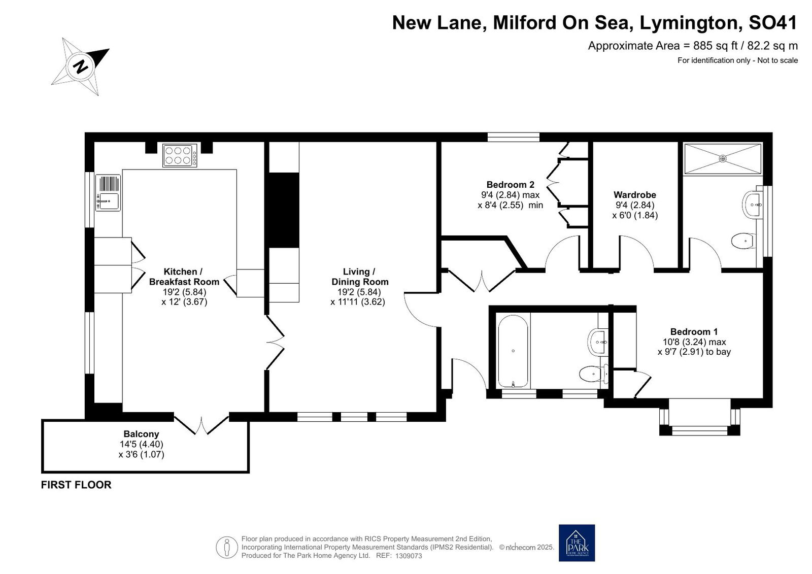 Solent Grange Residential Park,50, New Lane, Lymington floorplan