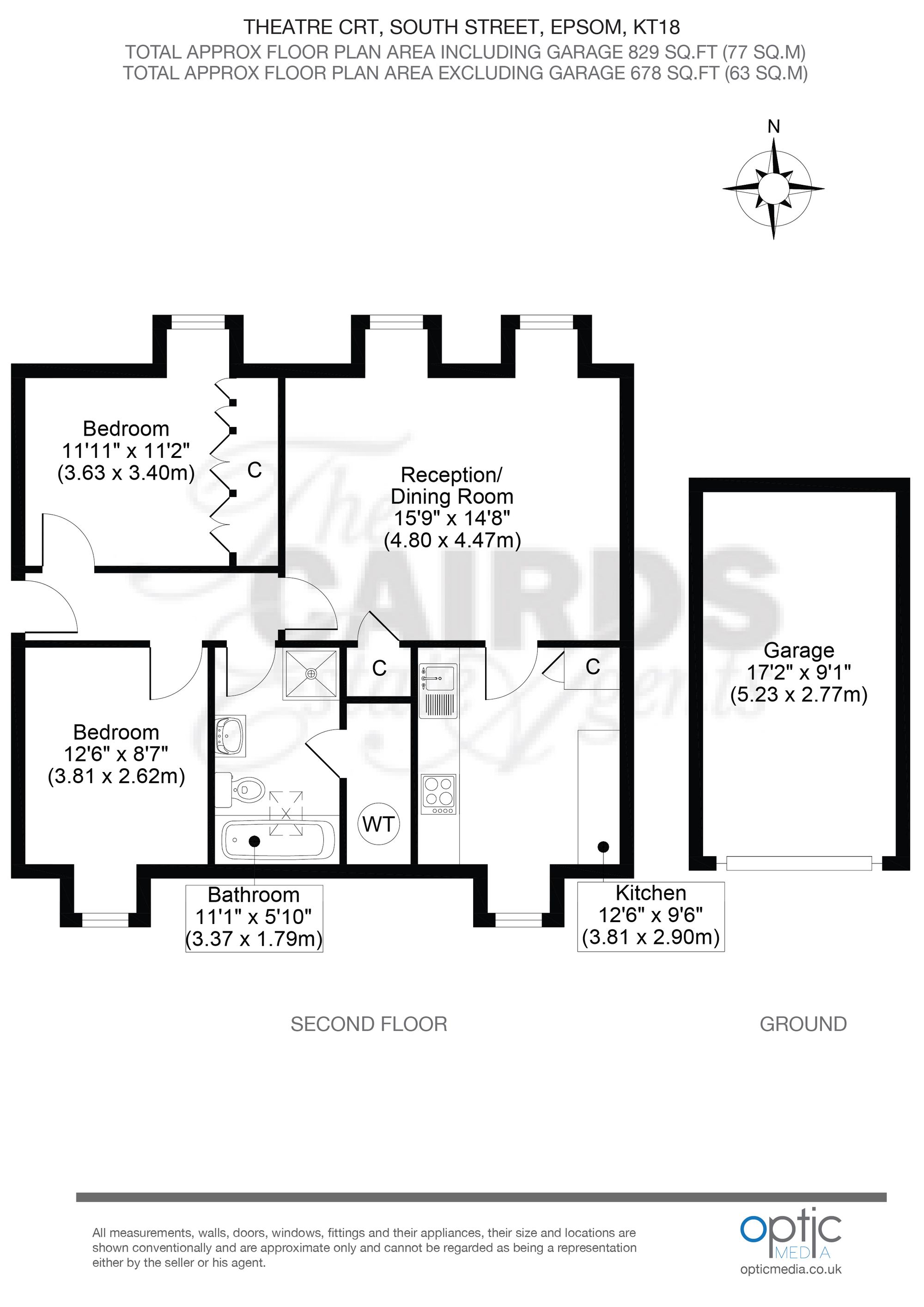 5 Theatre Court 45A South Street, Epsom floorplan