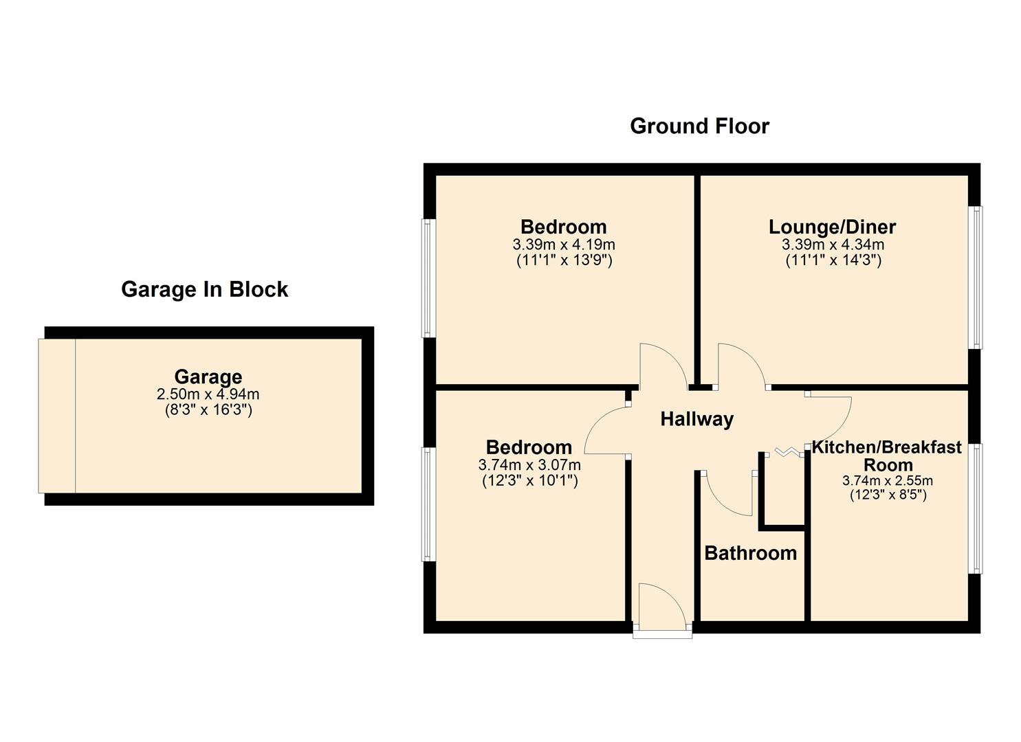 23, Clarkebourne Drive, Grays floorplan