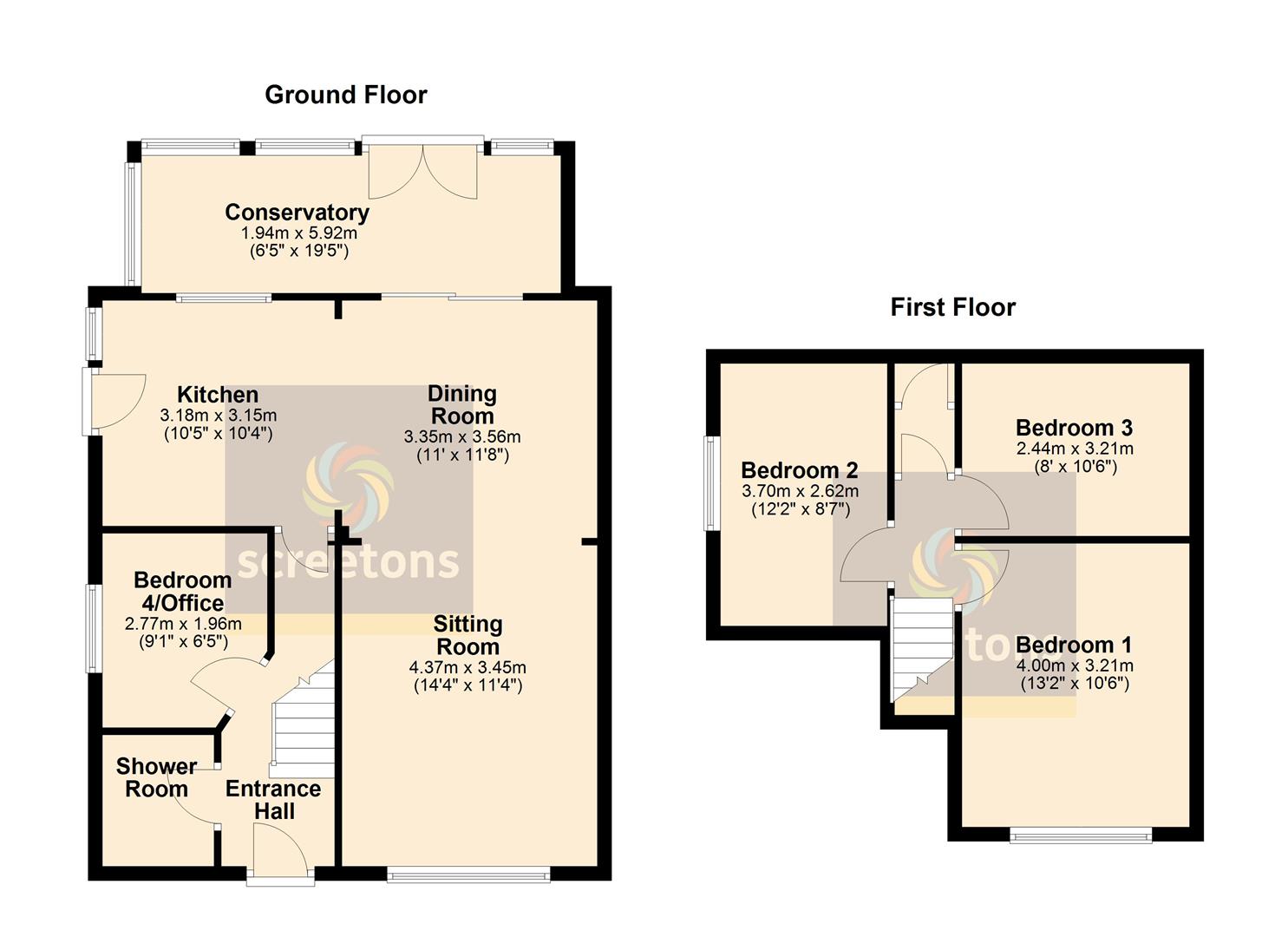 21, Greenacre Park, Brough floorplan
