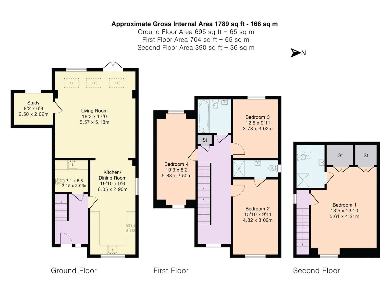 2 Downsview Cottages,, London Road, Hassocks floorplan