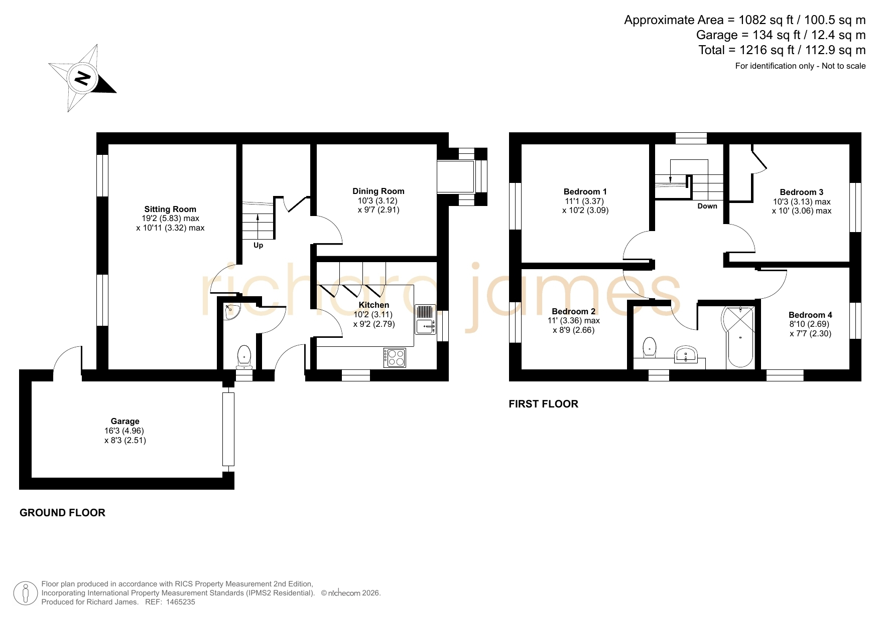 1, Juliana Close, Swindon floorplan