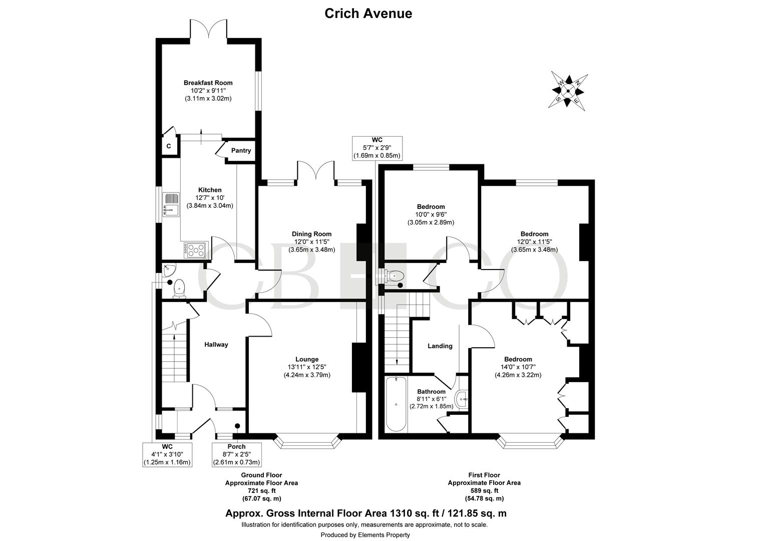 6, Crich Avenue, Derby floorplan