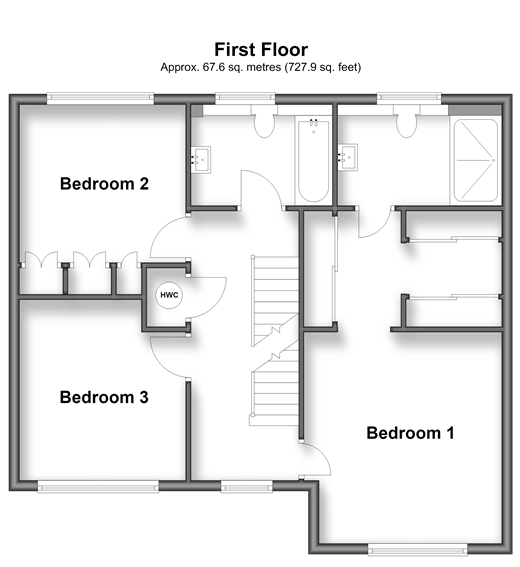 Admiral Way, Marden floorplan