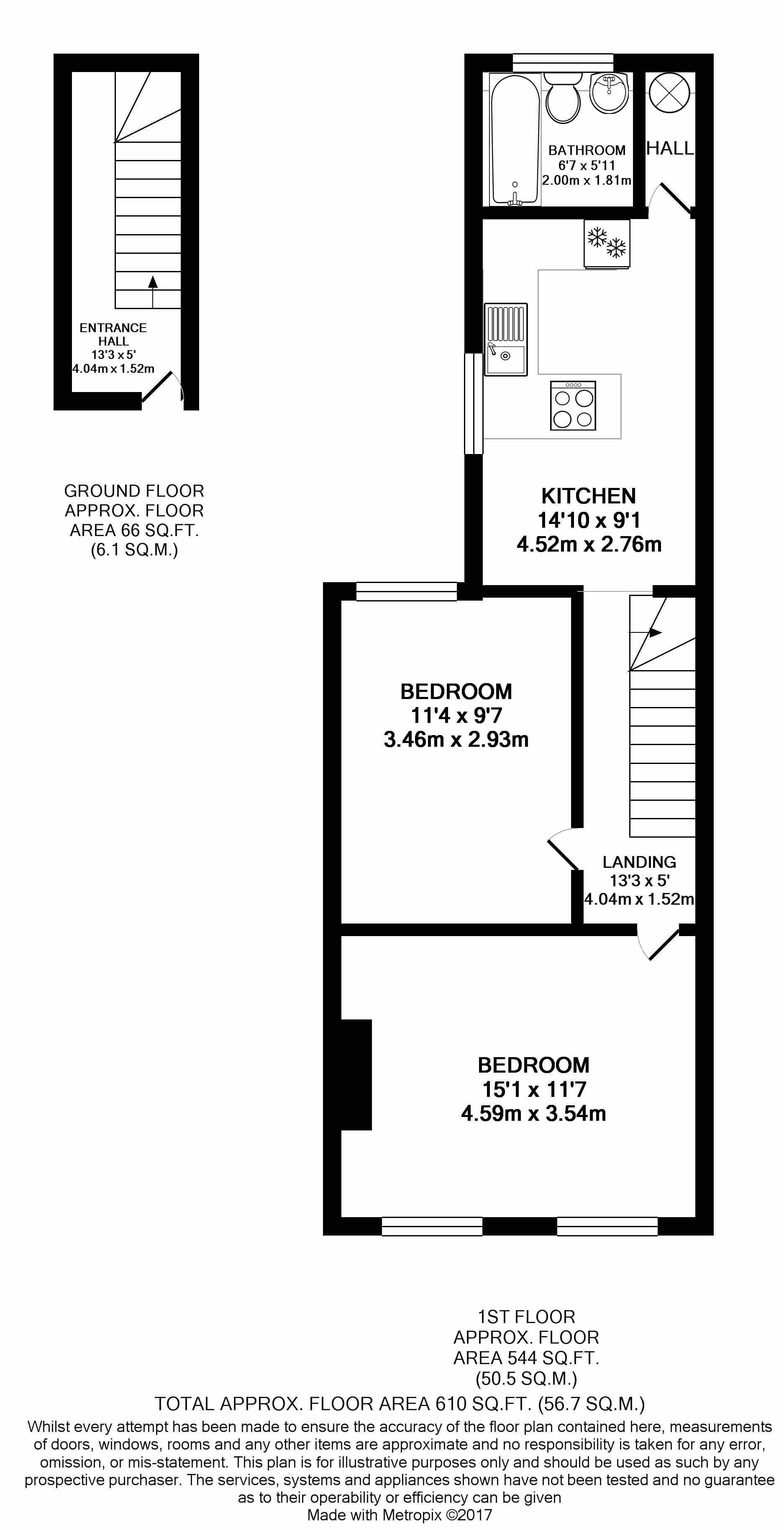 Driffield Road, London floorplan