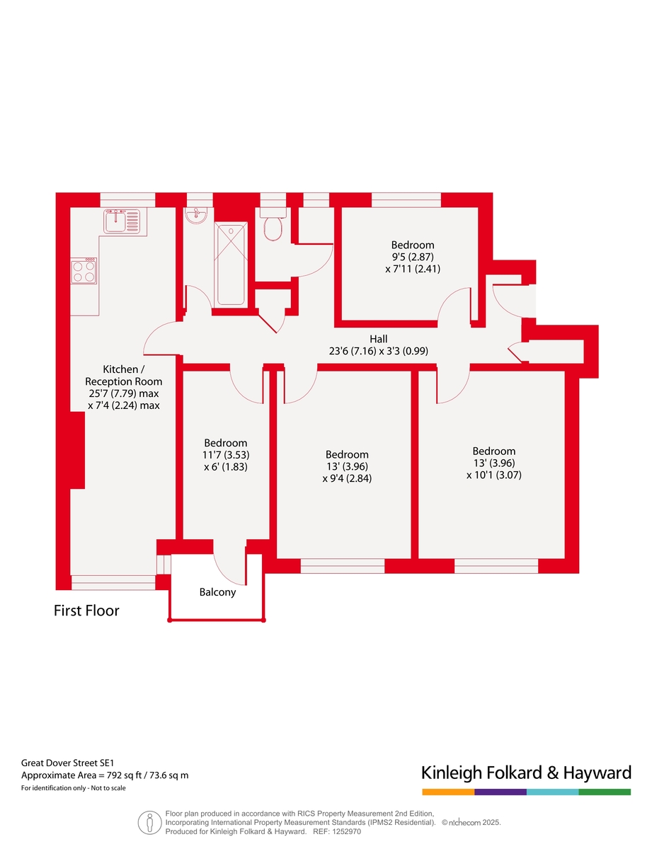 17 Shere House,, Great Dover Street, London Bridge, London floorplan