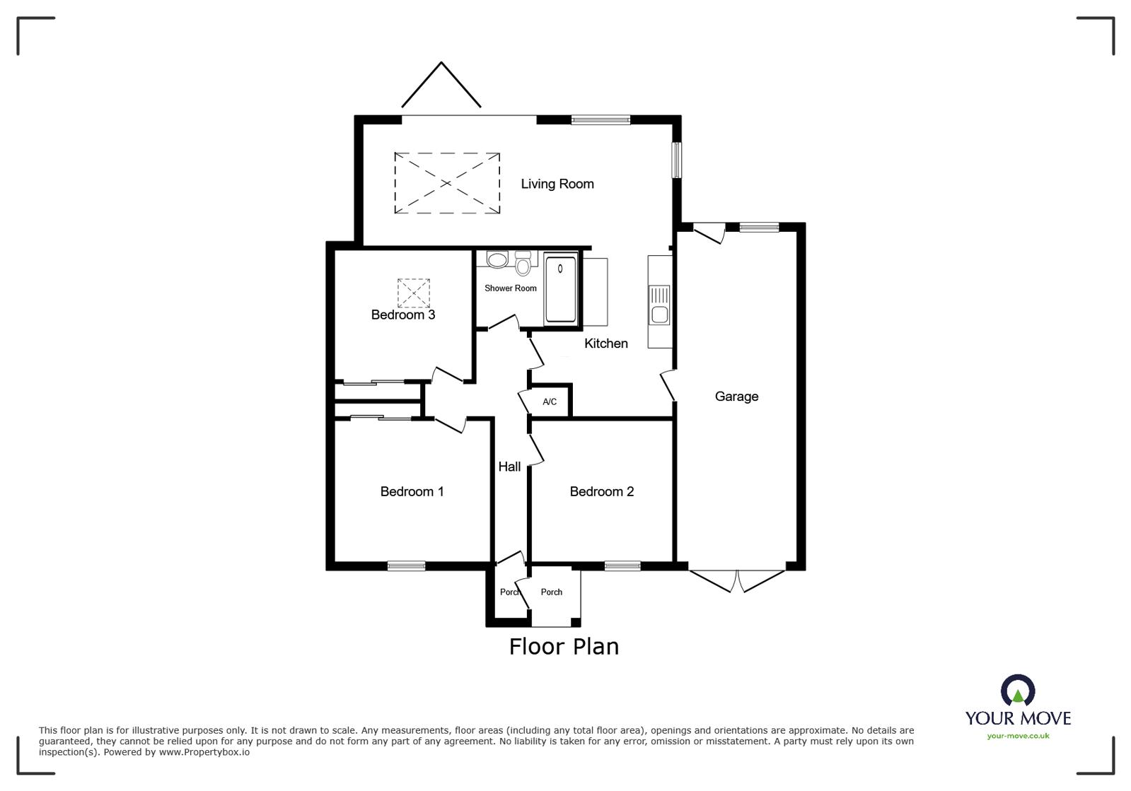 59, Grange Drive, Hinckley floorplan