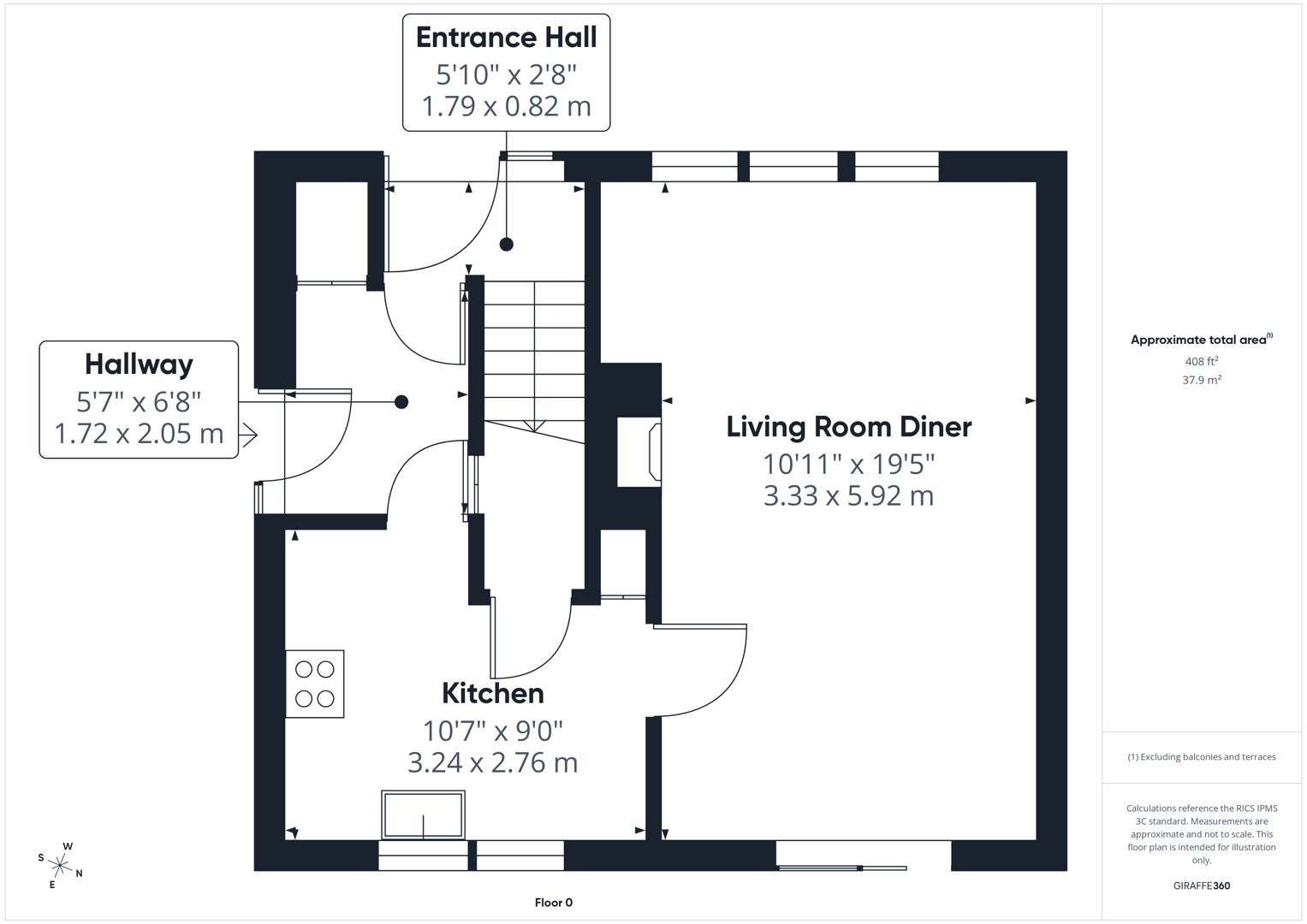 66, Brigshaw Drive, Castleford floorplan