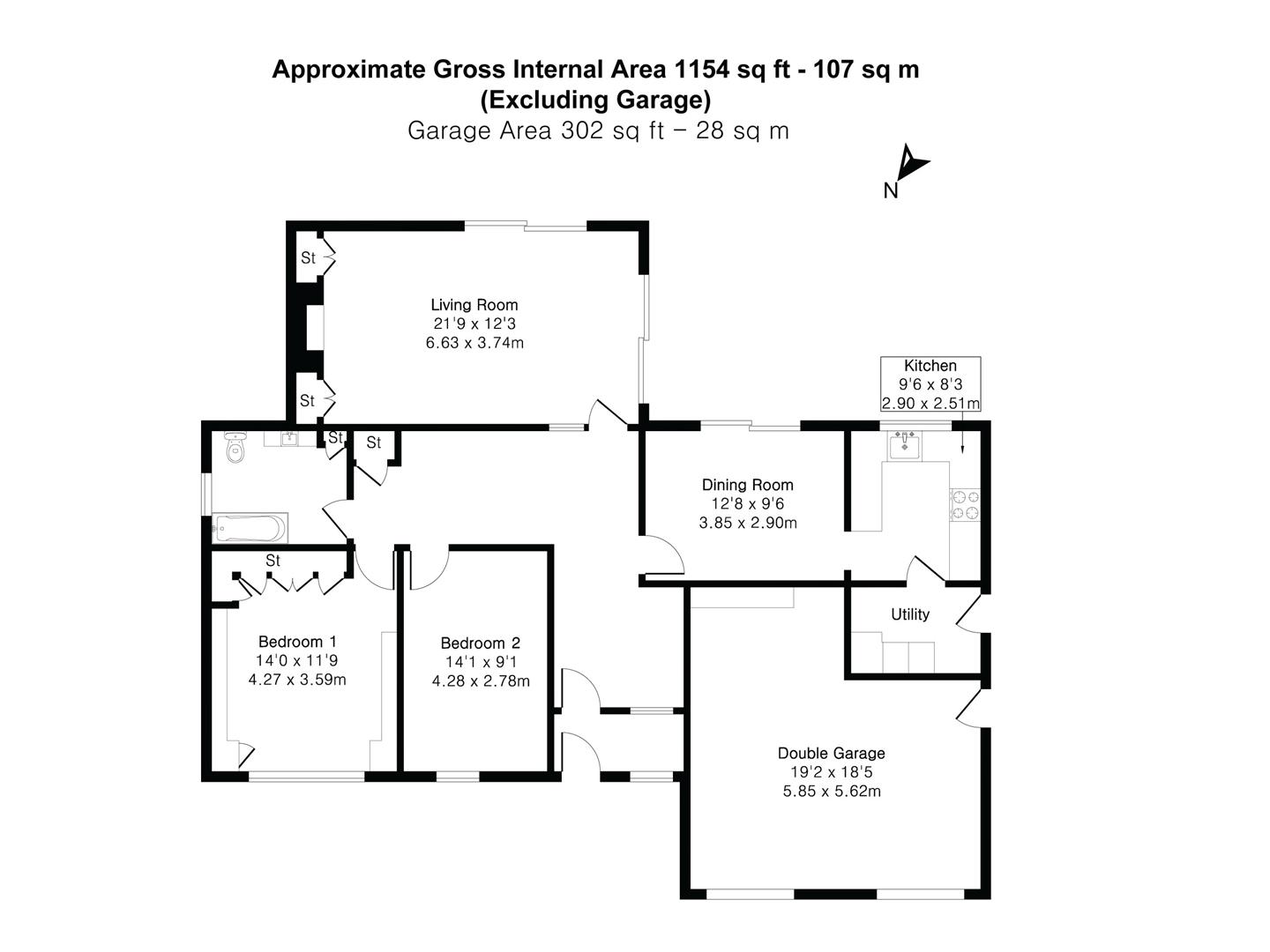 Highbank, Hill Lane, Haverhill floorplan