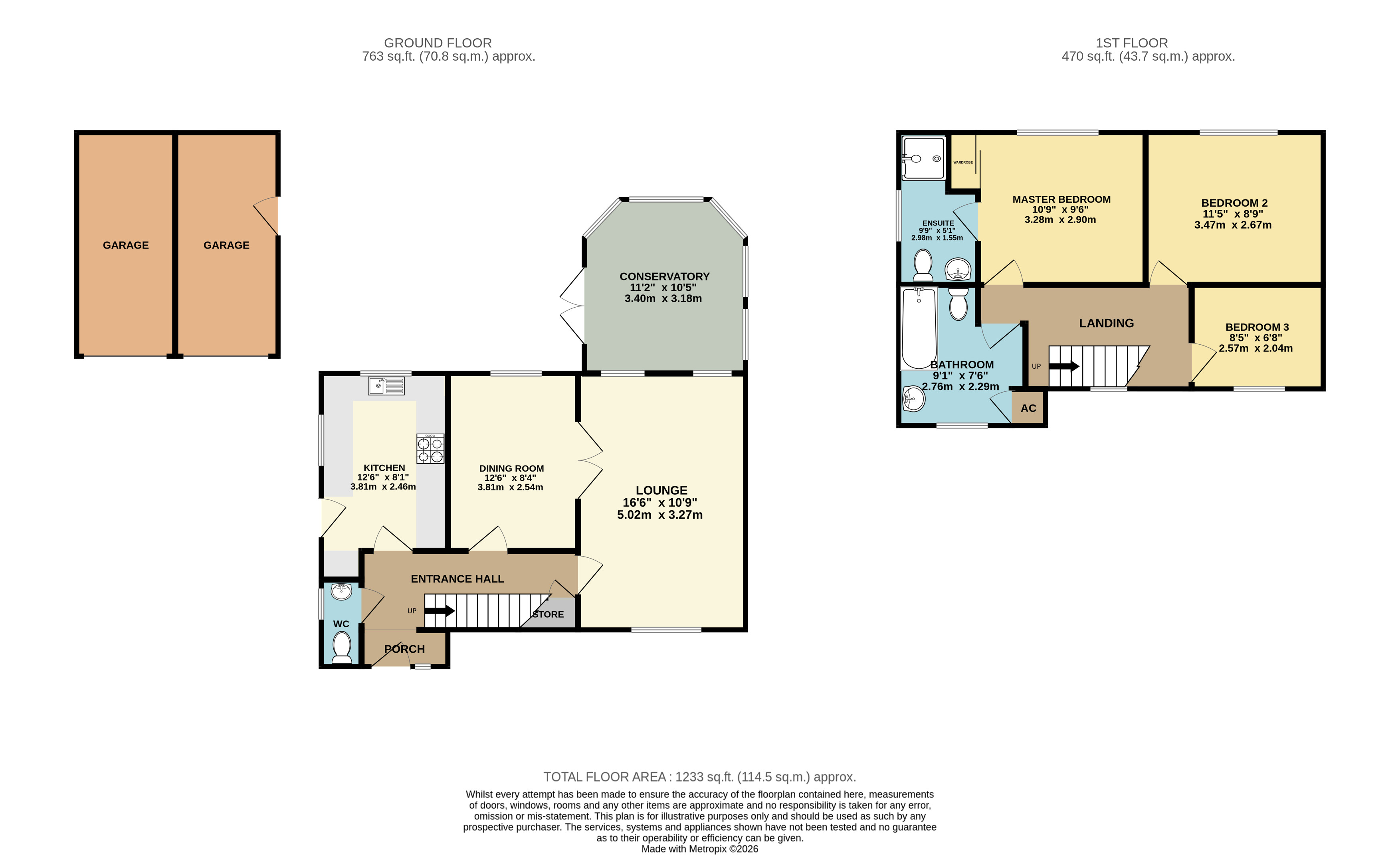 76, Copthorne, Bedfordshire floorplan