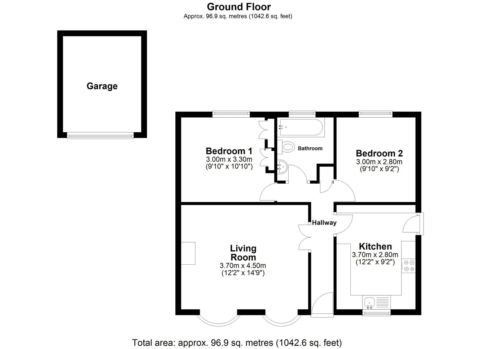 2, Waltham Close, Lincoln floorplan