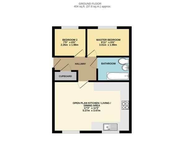 26 Northfield Court, Pollards Way, Taunton floorplan