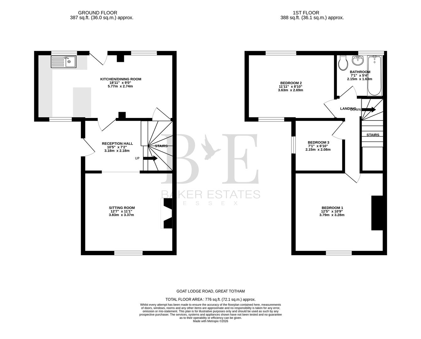 Goat Lodge Road, Maldon floorplan