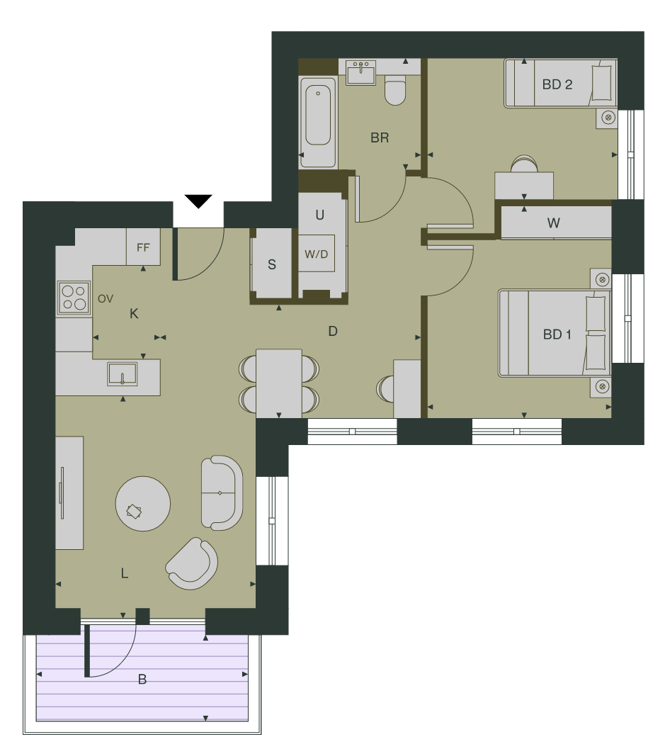 Southmere, Thamesmead, Bexley floorplan
