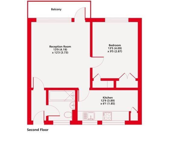19, Edmonton Court, Canada Estate, London floorplan
