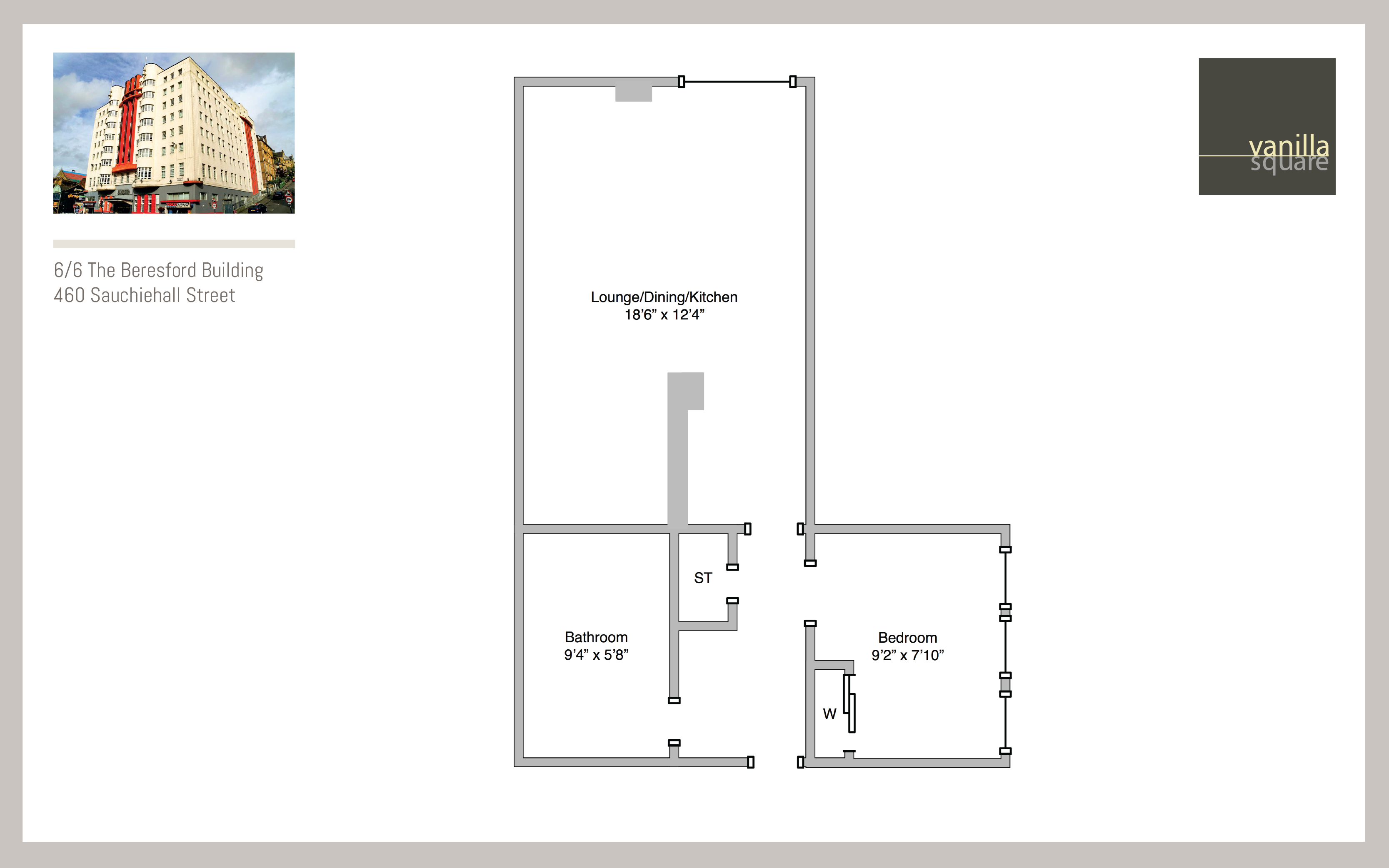 1 Bedrooms Flat for sale in Sauchiehall Street, Glasgow G2