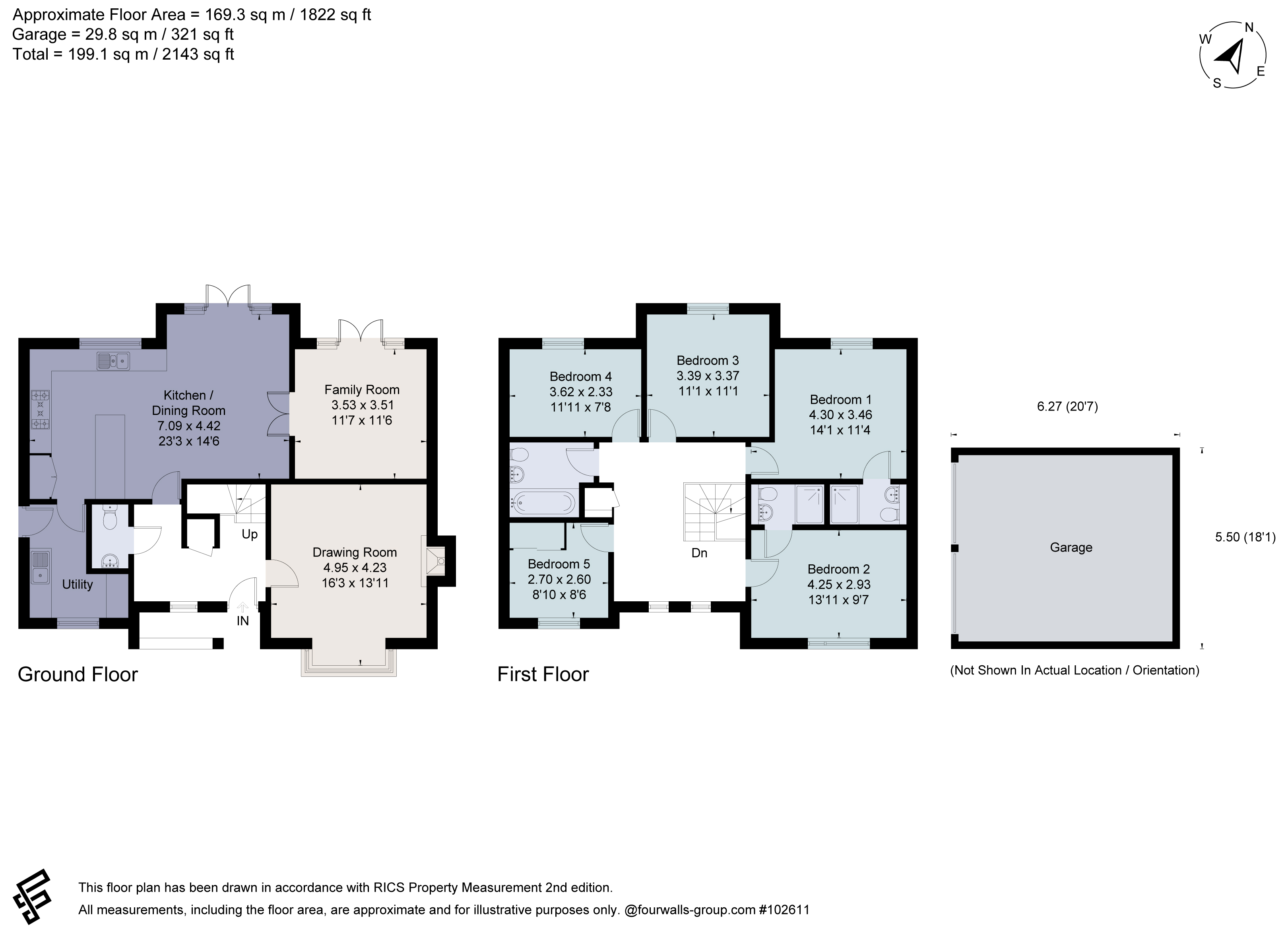 6, Sparrows Way, Cheltenham floorplan