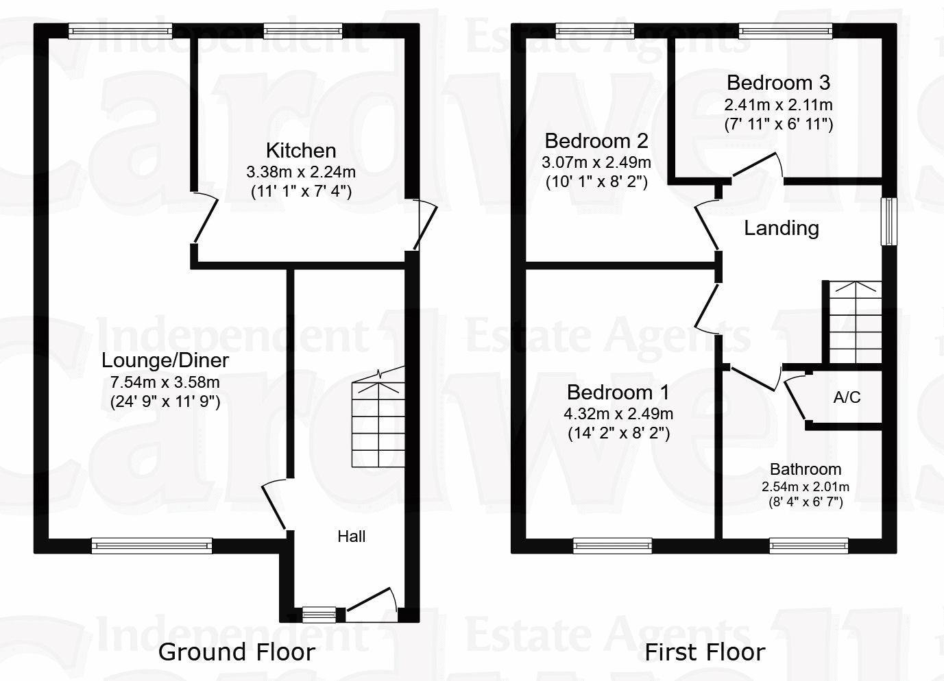 12, Chancel Place, Darwen floorplan
