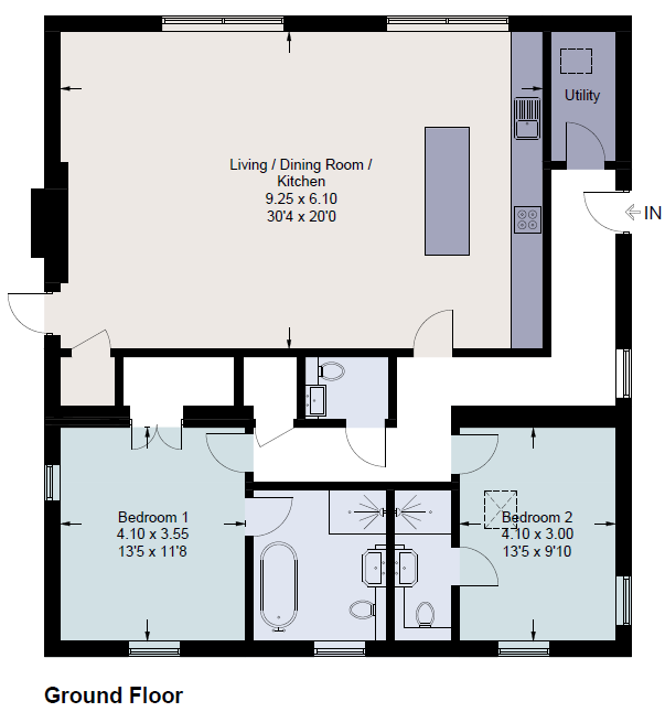 House 9 - Cottage,, St Peters Mews, Marlborough floorplan