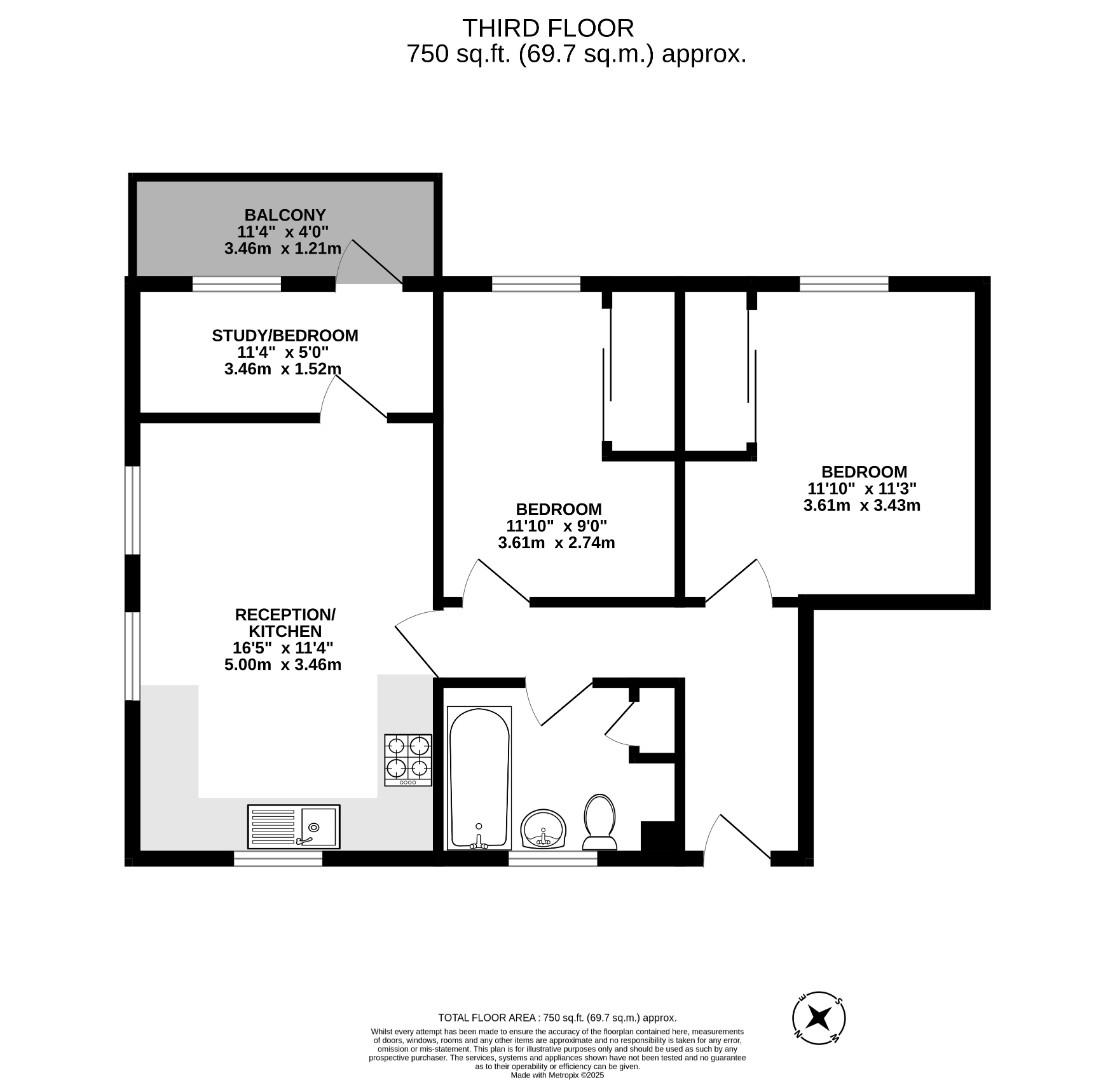 10, Queen Elizabeths Close, London floorplan