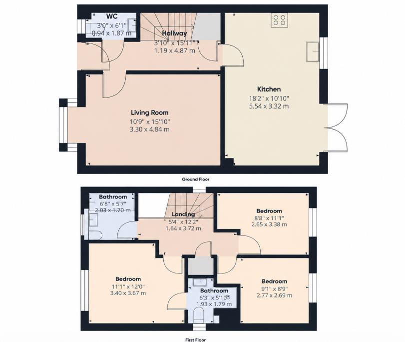 Carlton Meadows, Wrexham floorplan