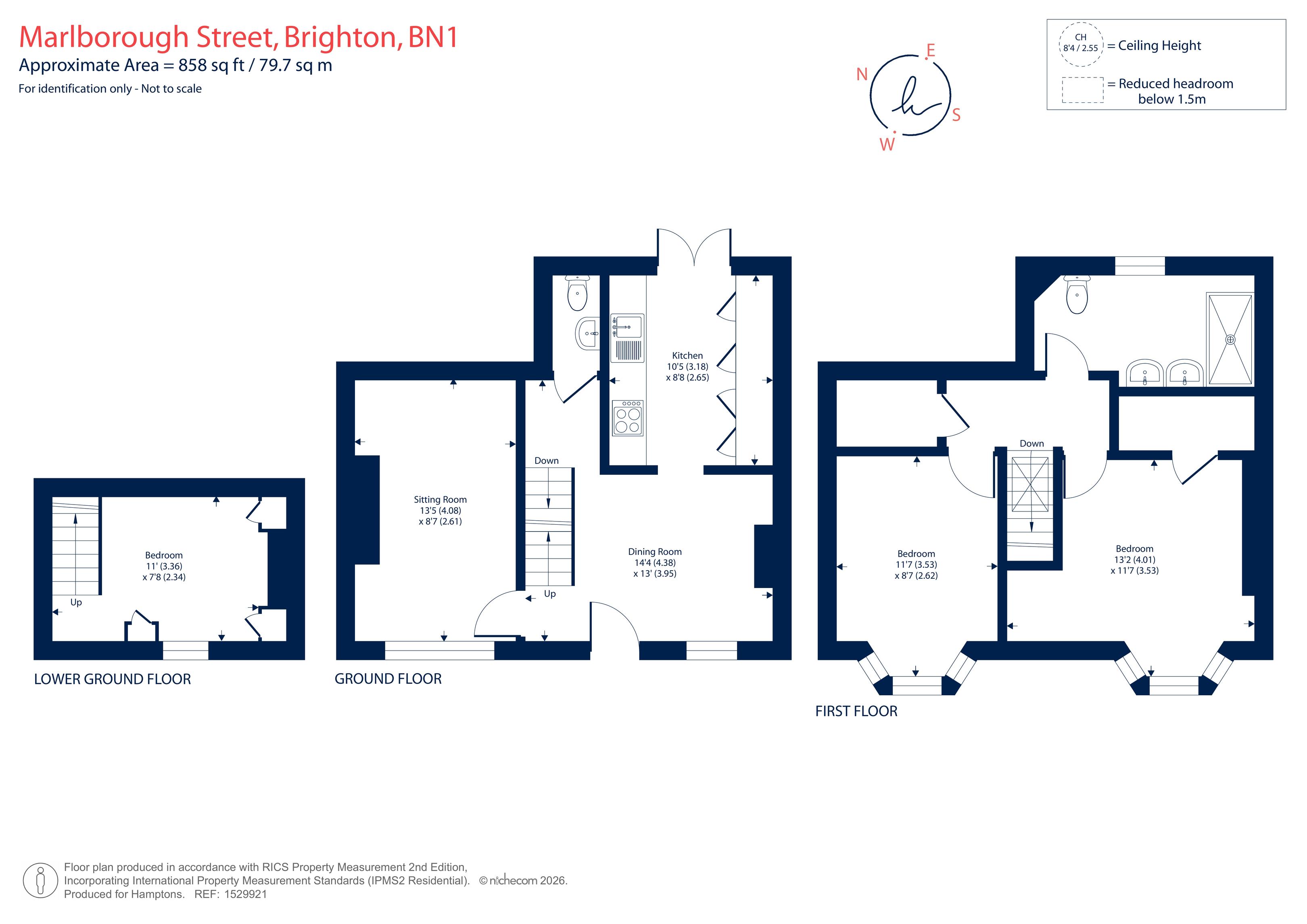 Marlborough Street, Brighton floorplan