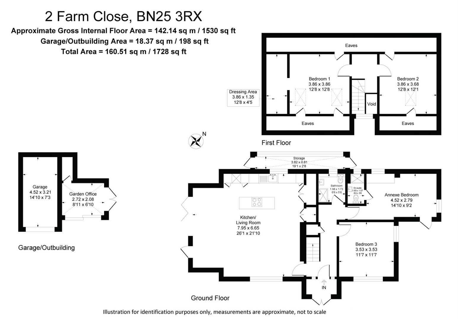 2, Farm Close, Seaford floorplan