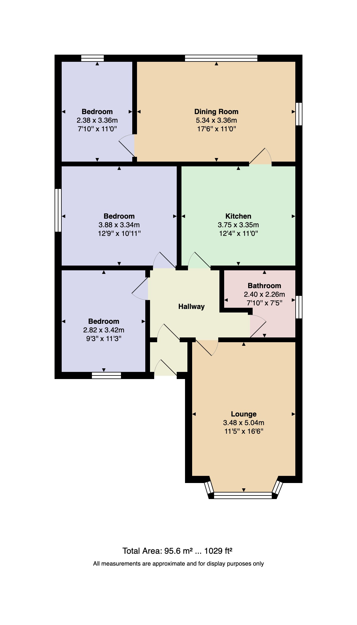 22, Westbury Close, Thornton-Cleveleys floorplan