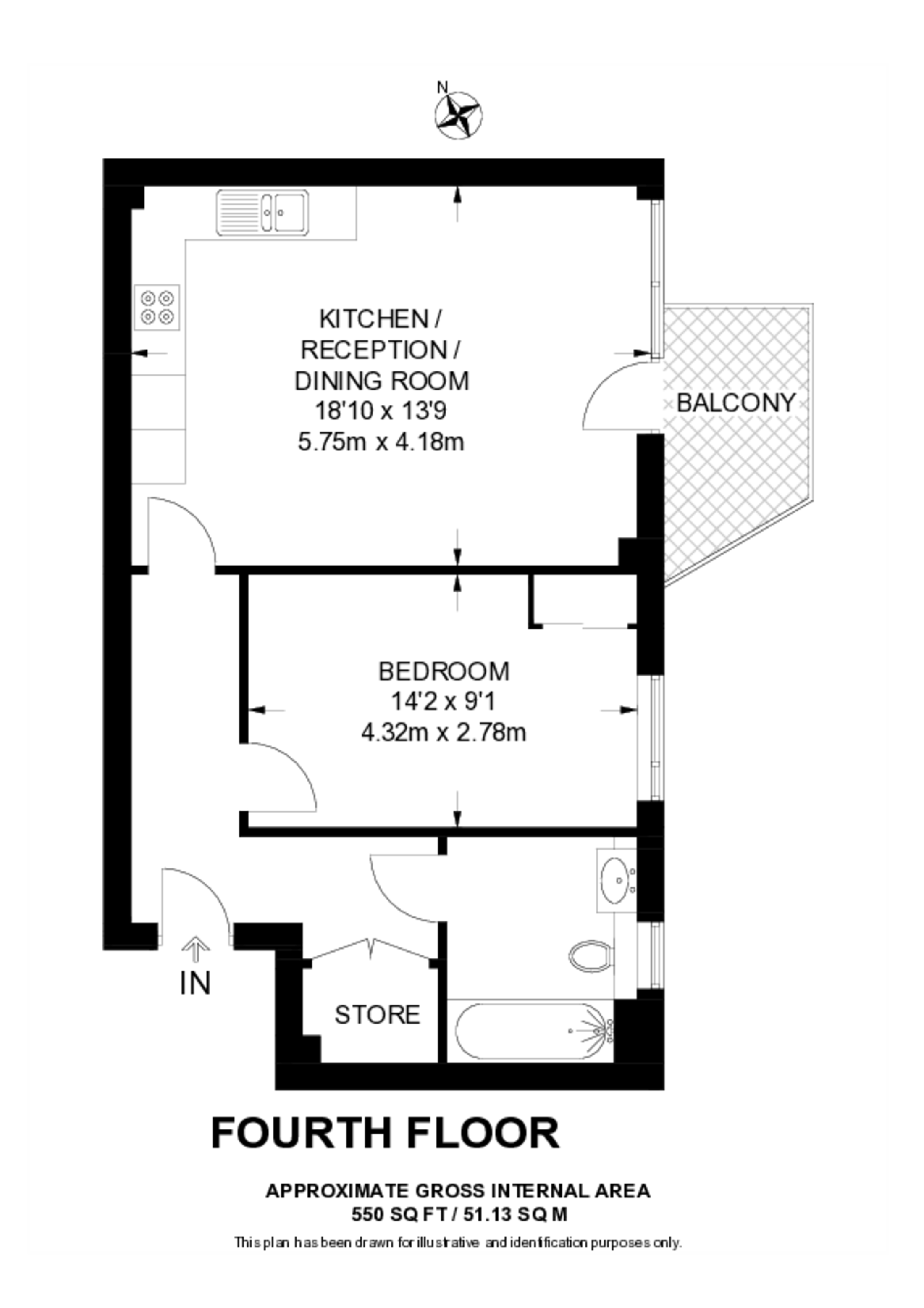 Tollgate Gardens, North Maida Vale floorplan