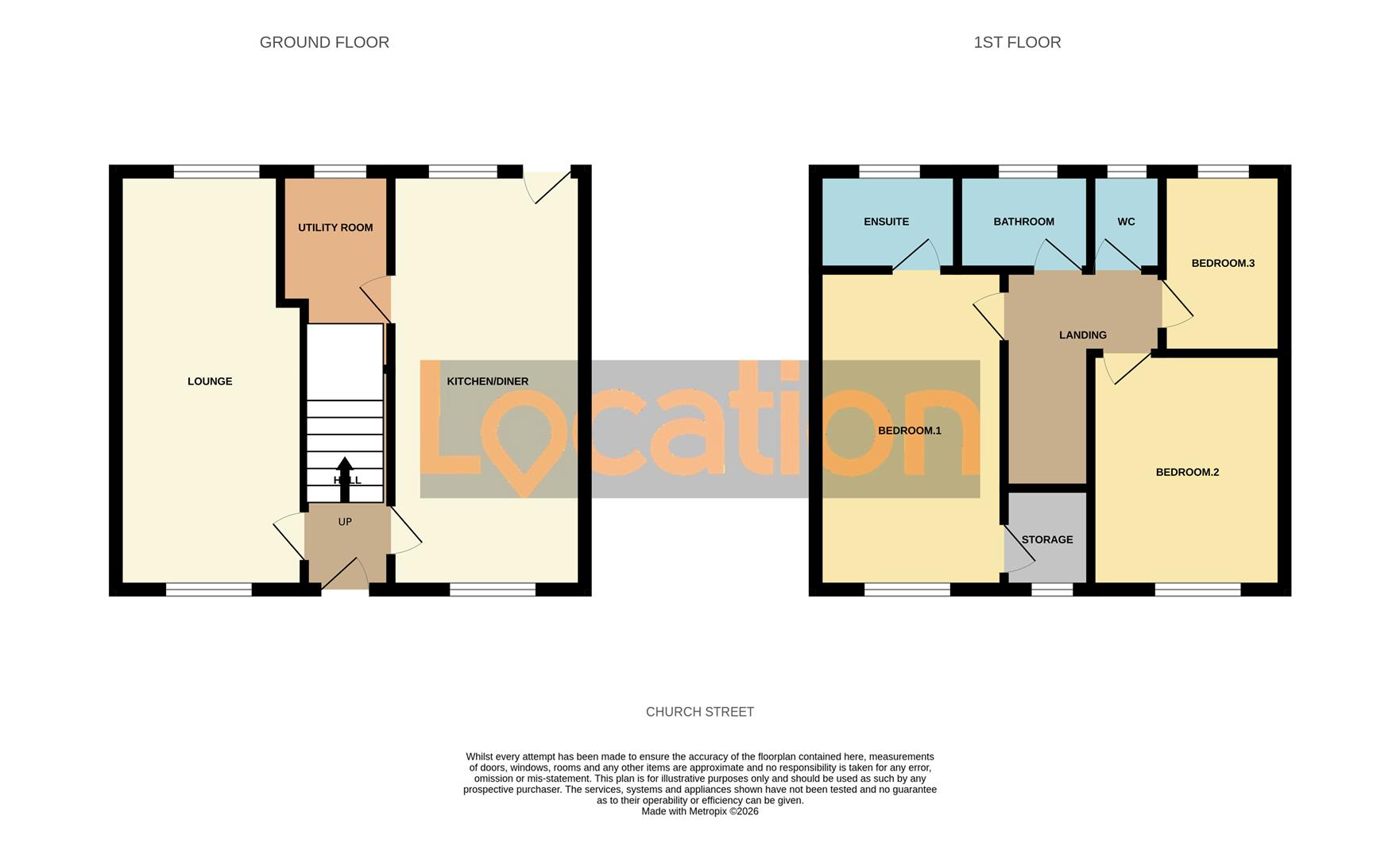 91, Church Road, Mansfield floorplan