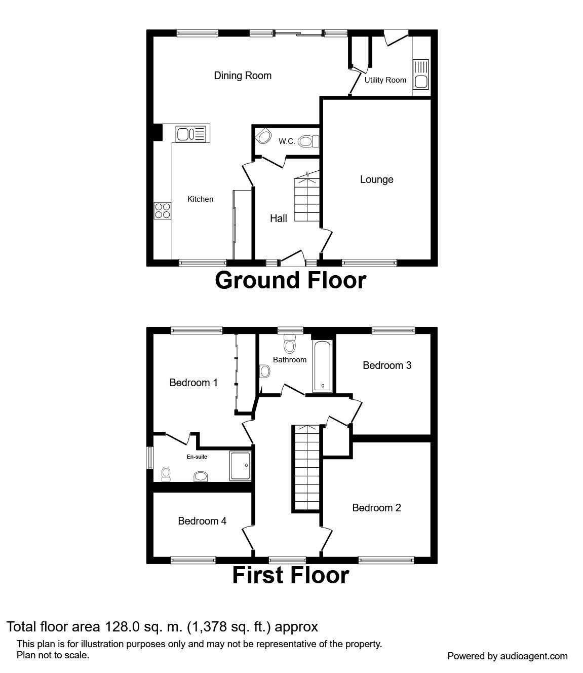 4 Bedrooms Detached house for sale in Napier Close, Church Gresley, Swadlincote DE11