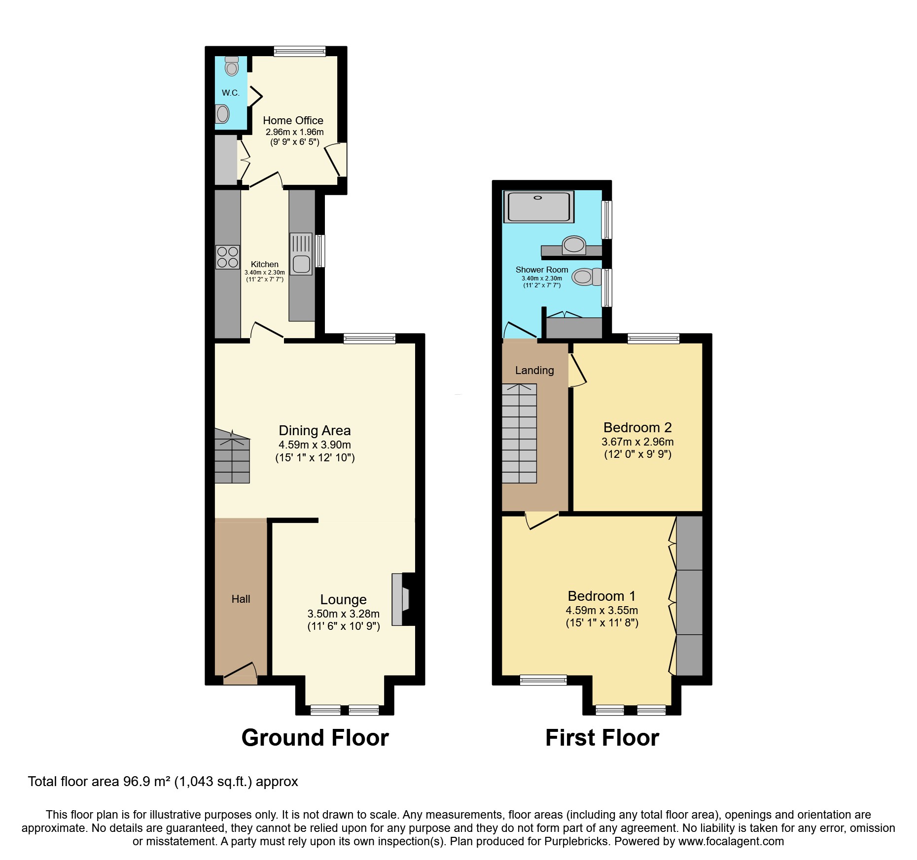 Garland Road, Poole BH15, 2 bedroom terraced house for sale 66001437
