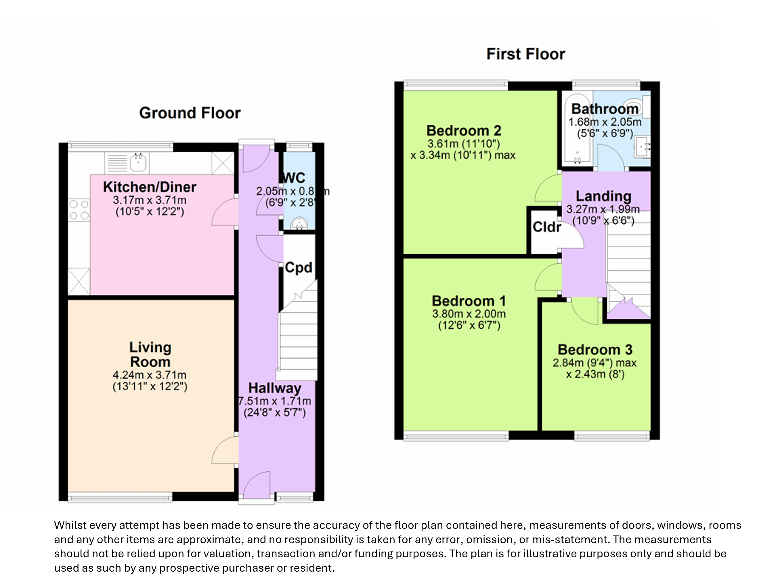 7 Heseltine Close, Normanton, Wakefield floorplan
