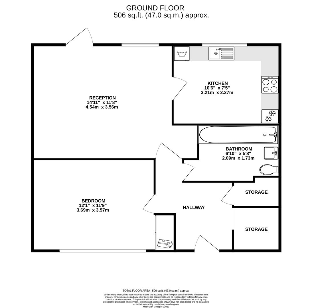 11, Oak Grove, Ruislip floorplan