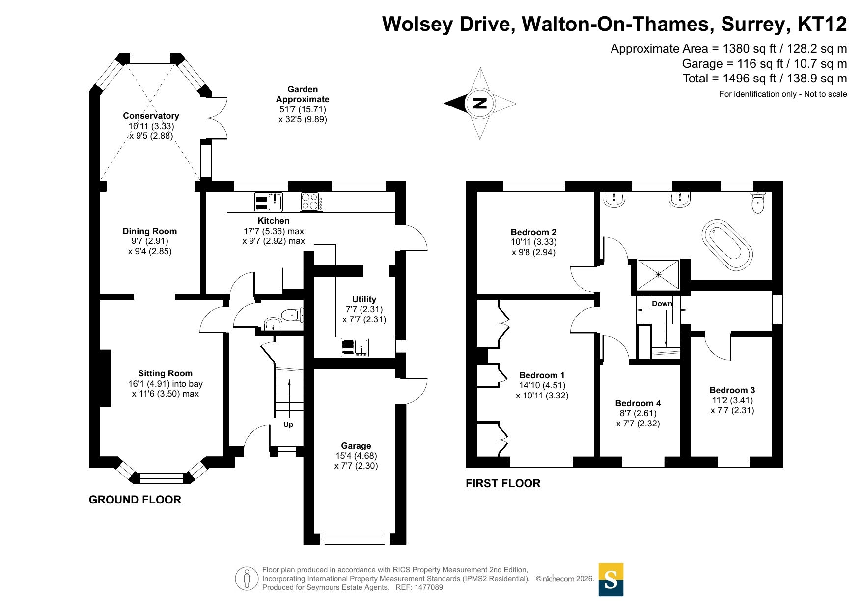 48, Wolsey Drive, Surrey floorplan