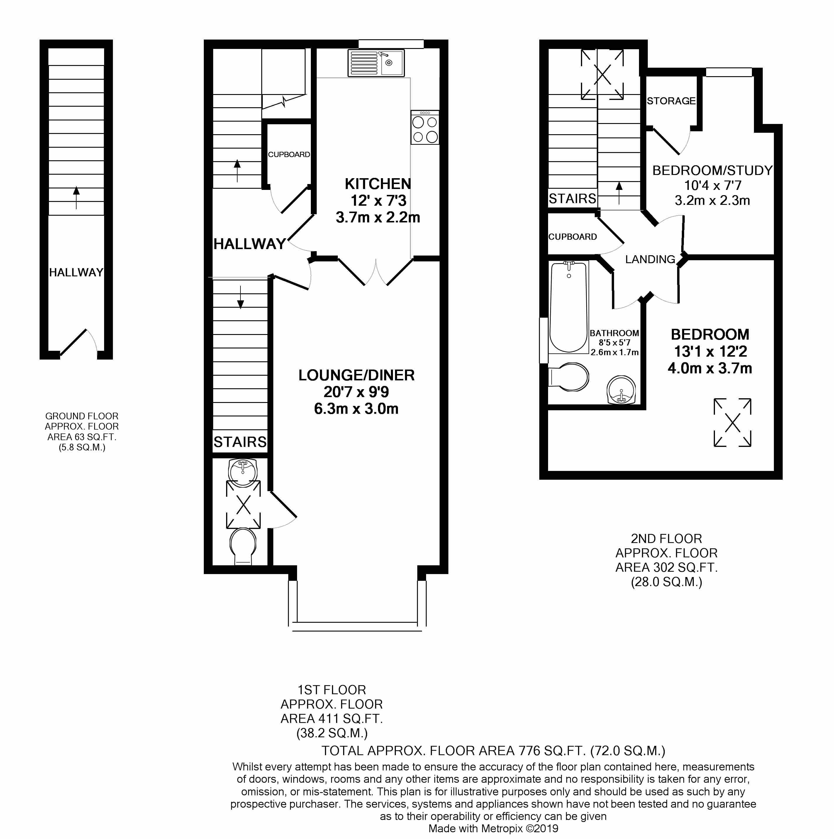 2 Bedrooms Maisonette to rent in Ralph Road, Ashley Down, Bristol, City Of BS7