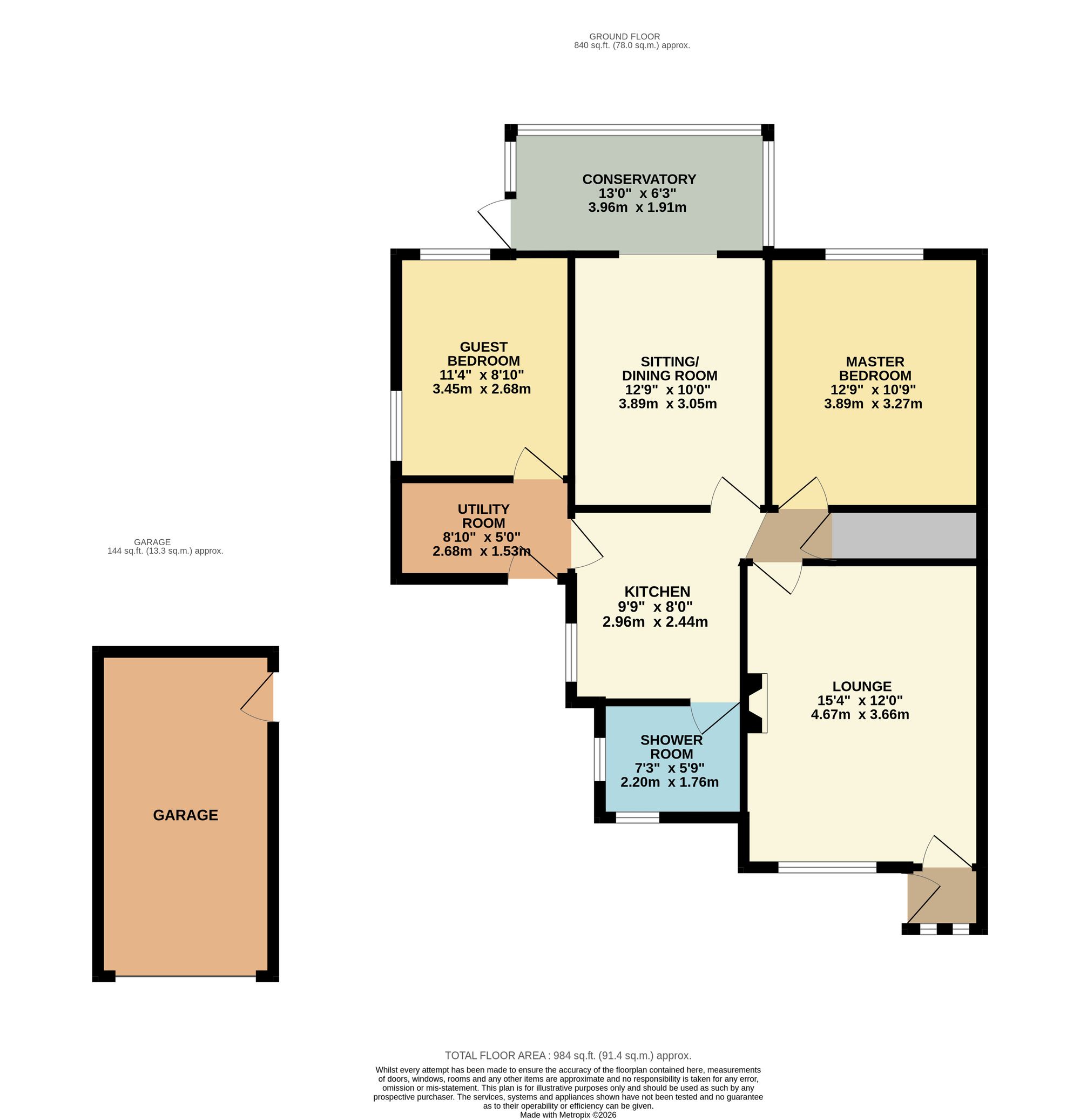11 Crompton Street, Manchester floorplan