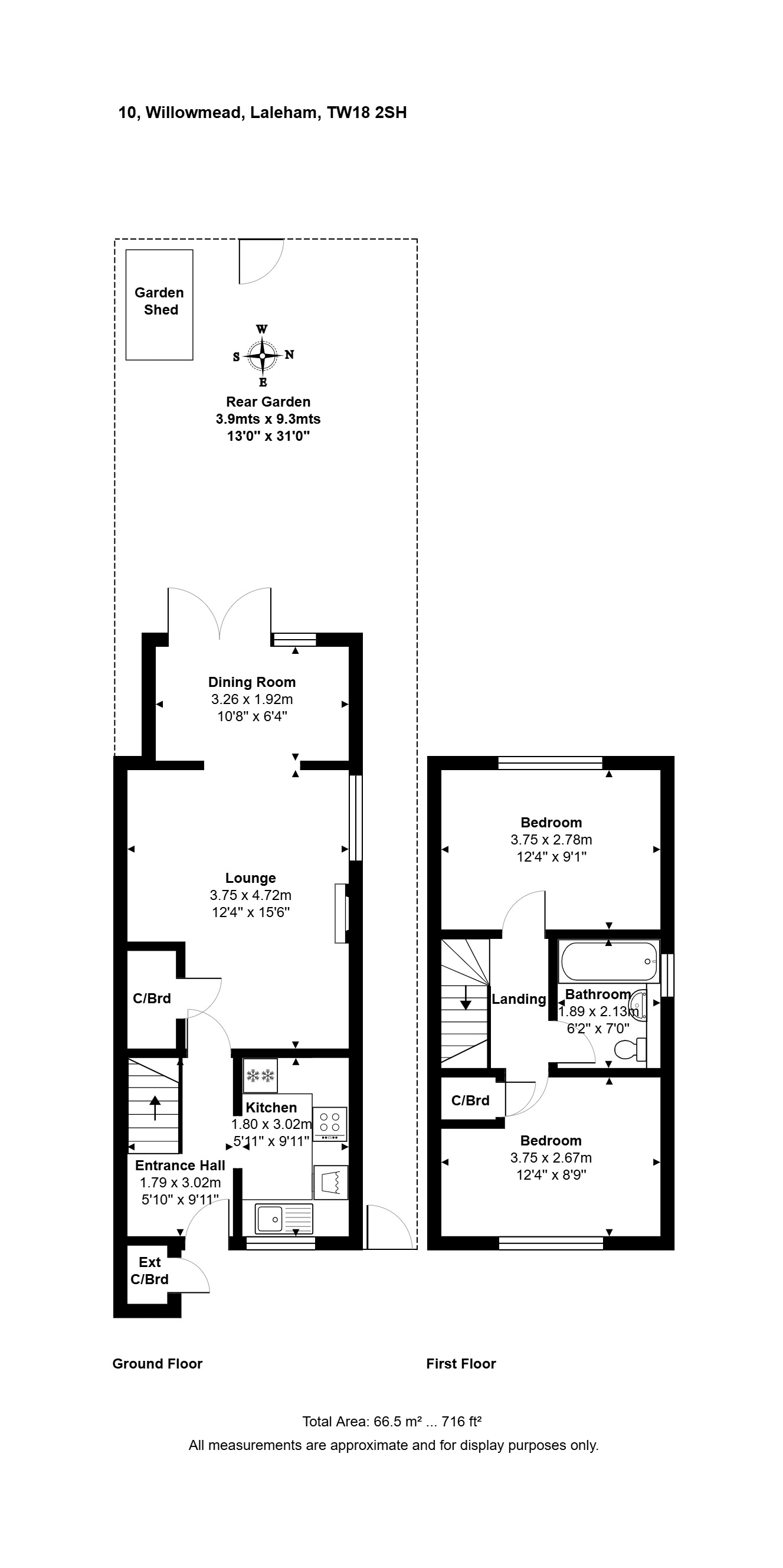 10, Willowmead, Staines-upon-Thames floorplan