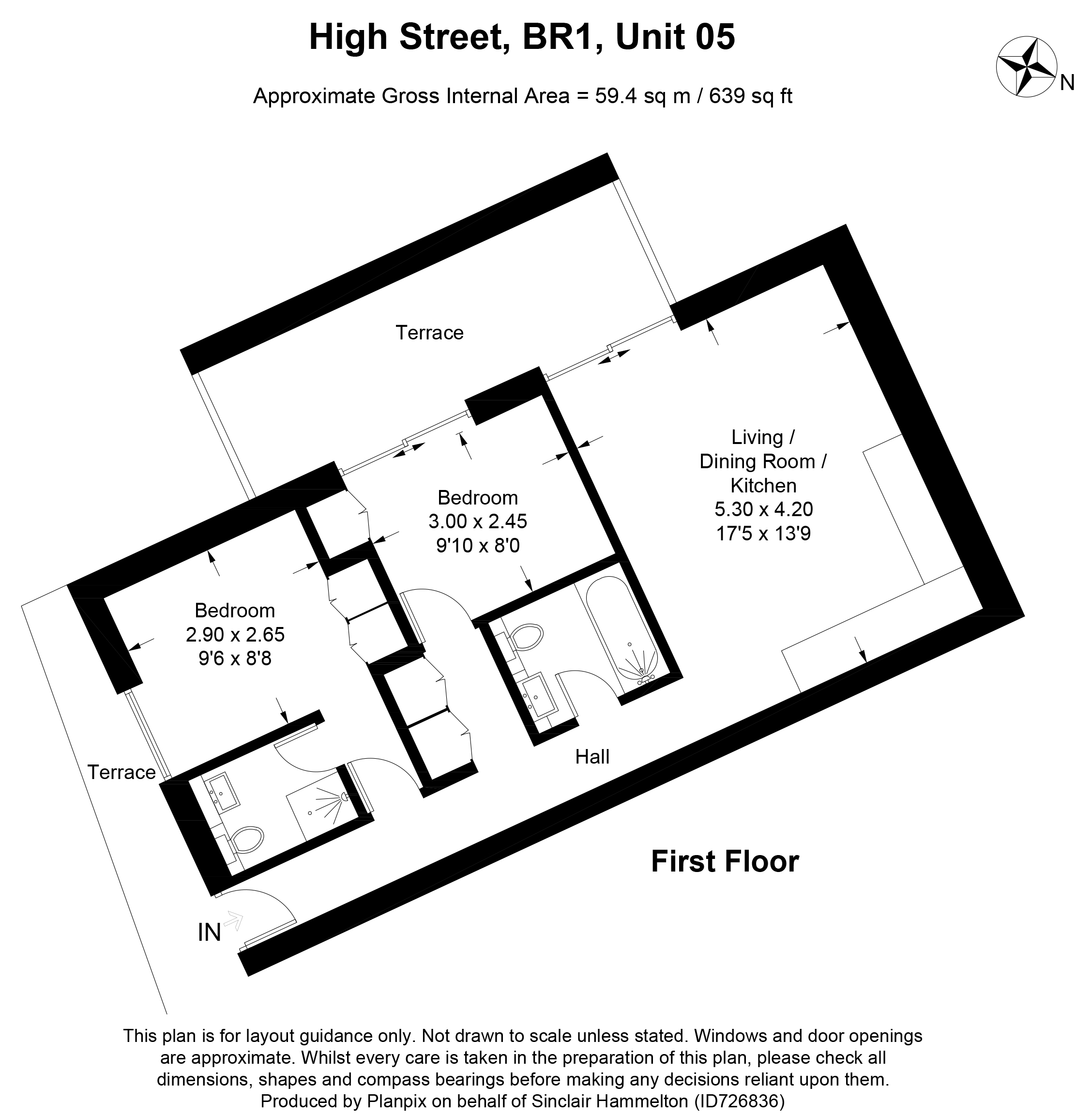 High Street, Bromley, Kent BR1, 2 bedroom flat for sale 60185937