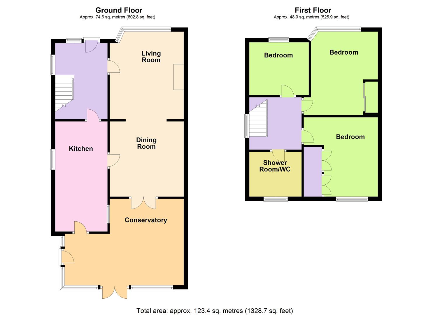 King Edward Avenue, Broadwater, Worthing BN14, 3 bedroom end terrace