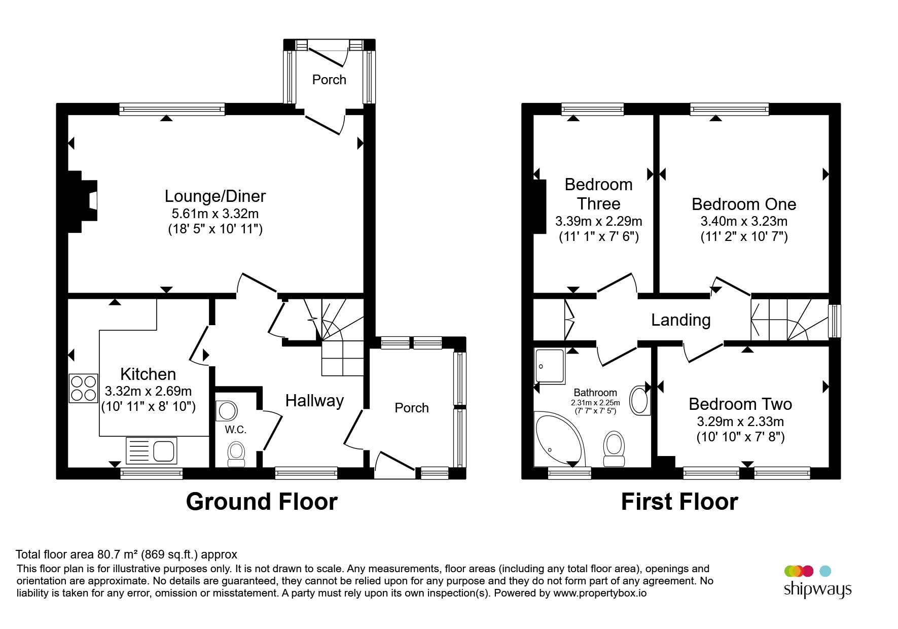 115, Comberton Road, Kidderminster floorplan