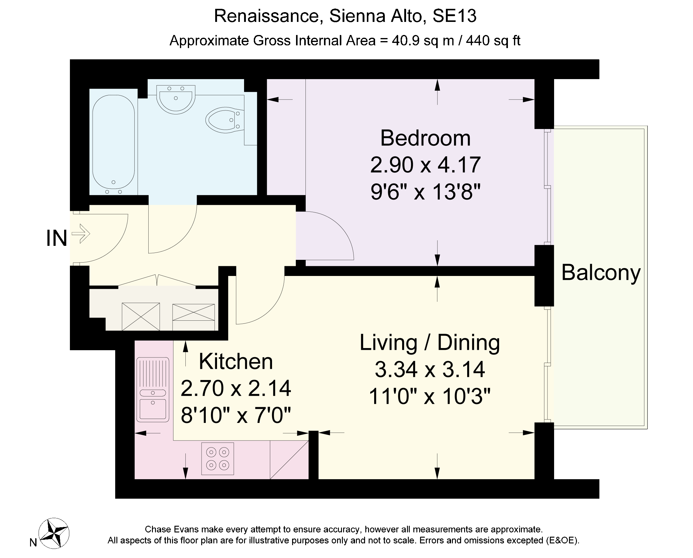 1 Bedrooms Flat to rent in Seinna Alto, The Renaissance, Lewisham SE13